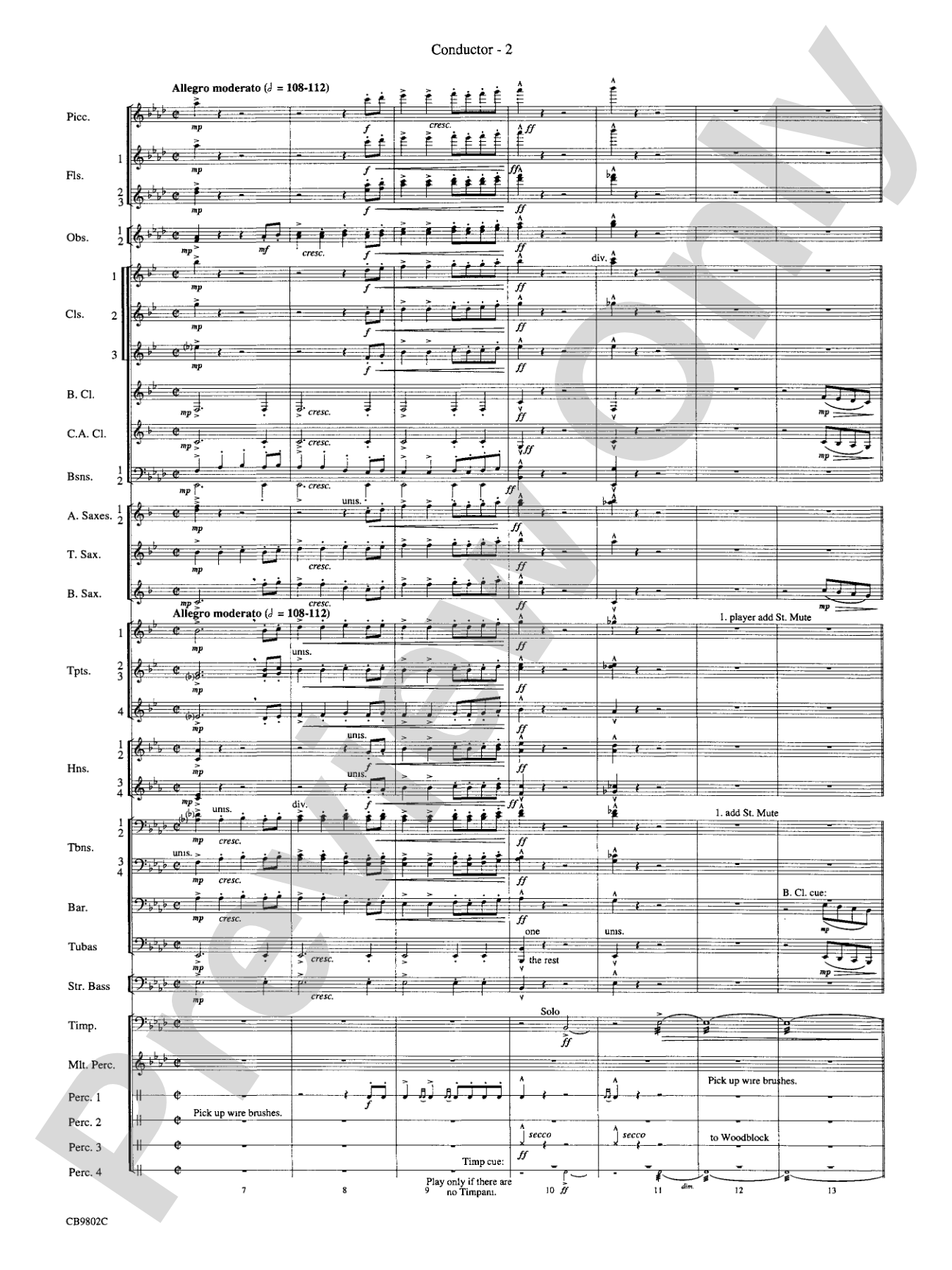 Porgy and Bess® (Medley): Concert Band Conductor Score & Parts