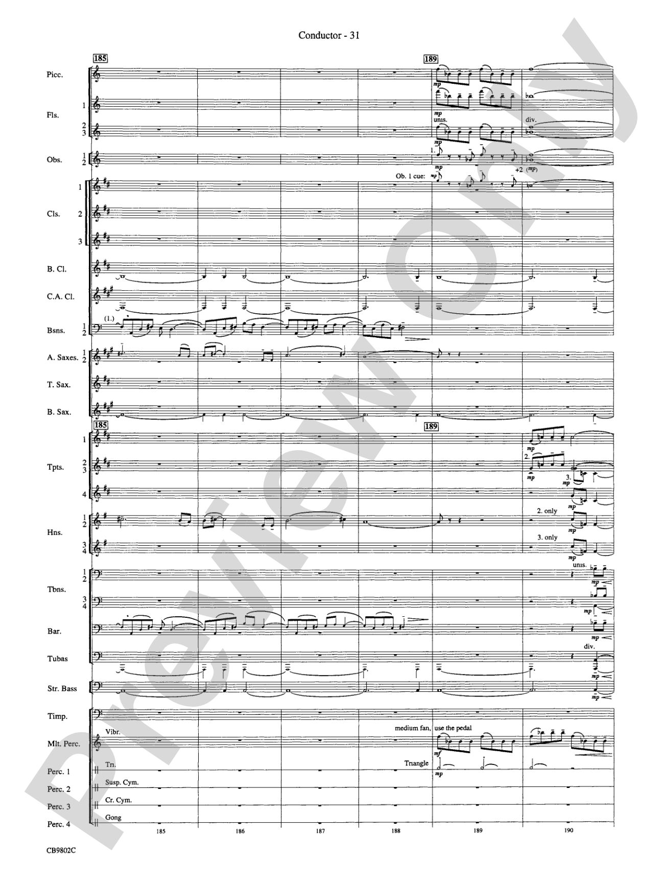 Porgy and Bess® (Medley): Concert Band Conductor Score & Parts