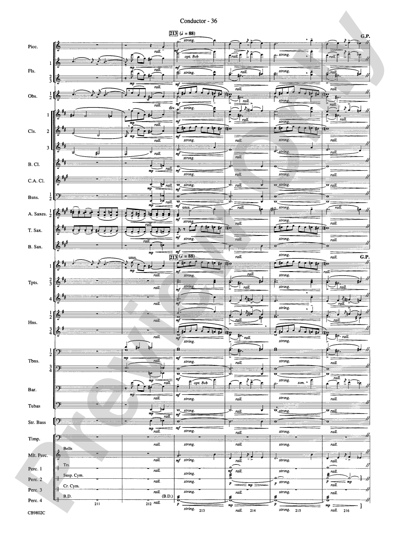 Porgy and Bess® (Medley): Concert Band Conductor Score & Parts
