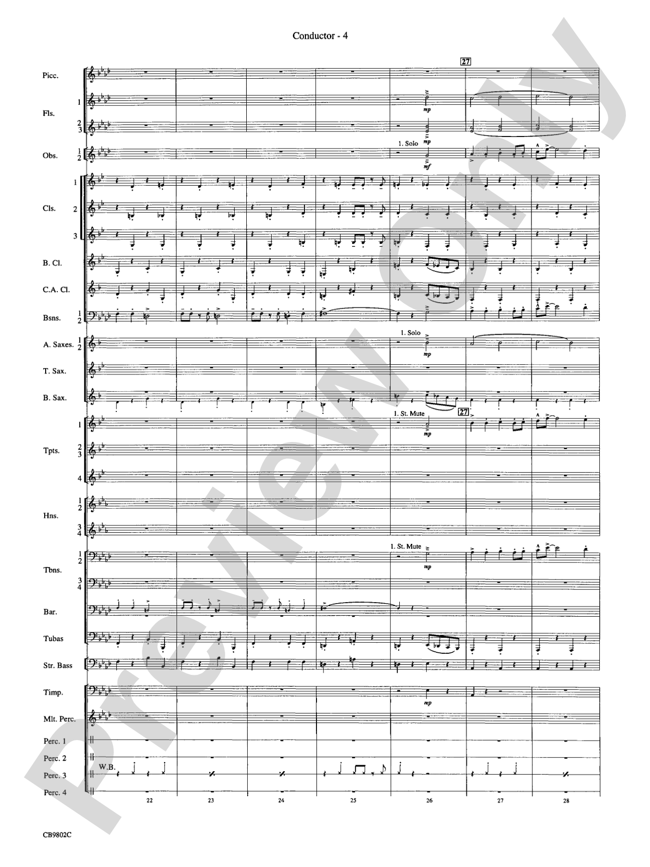 Porgy and Bess® (Medley): Concert Band Conductor Score & Parts