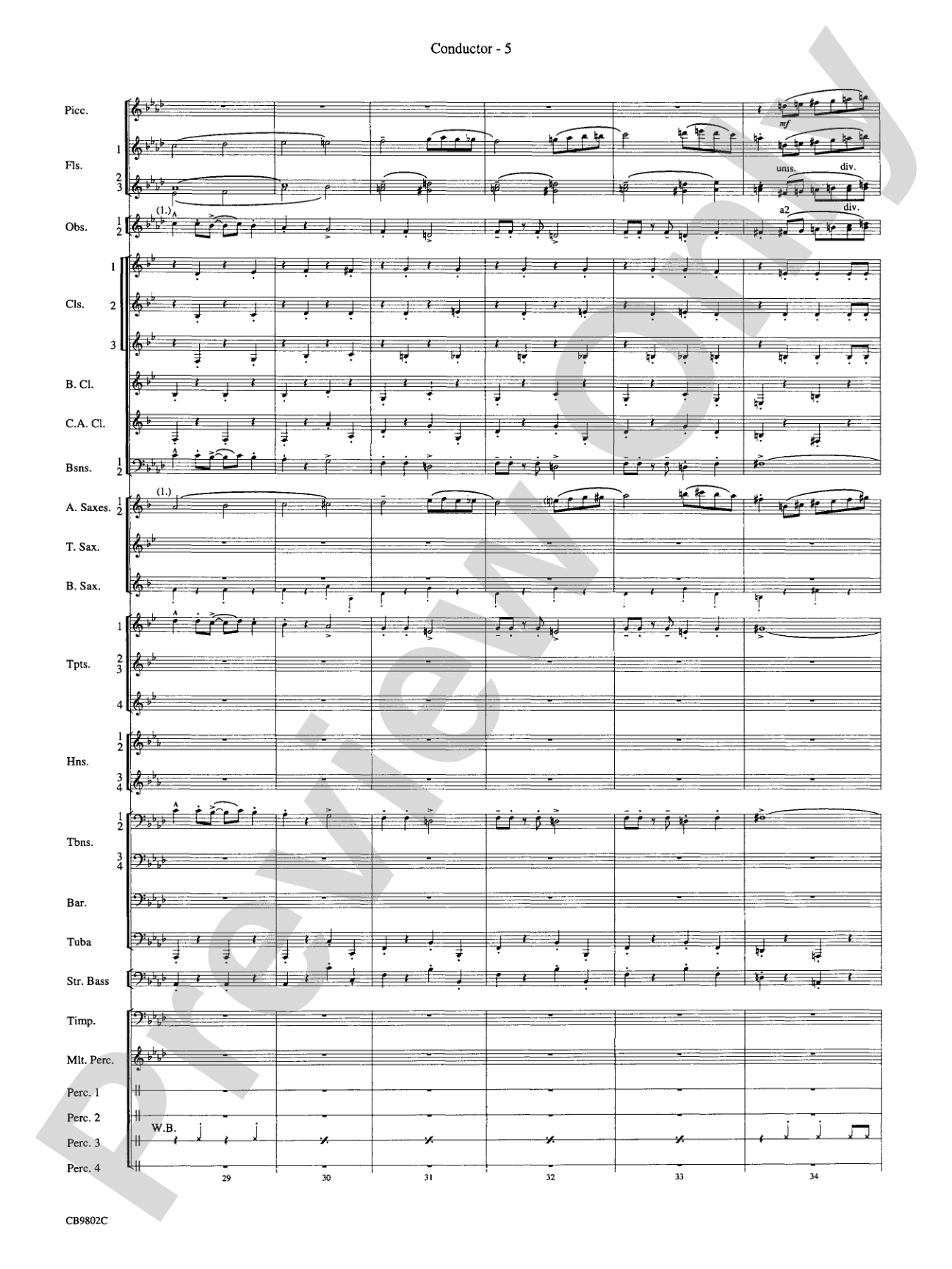 Porgy and Bess® (Medley): Concert Band Conductor Score & Parts