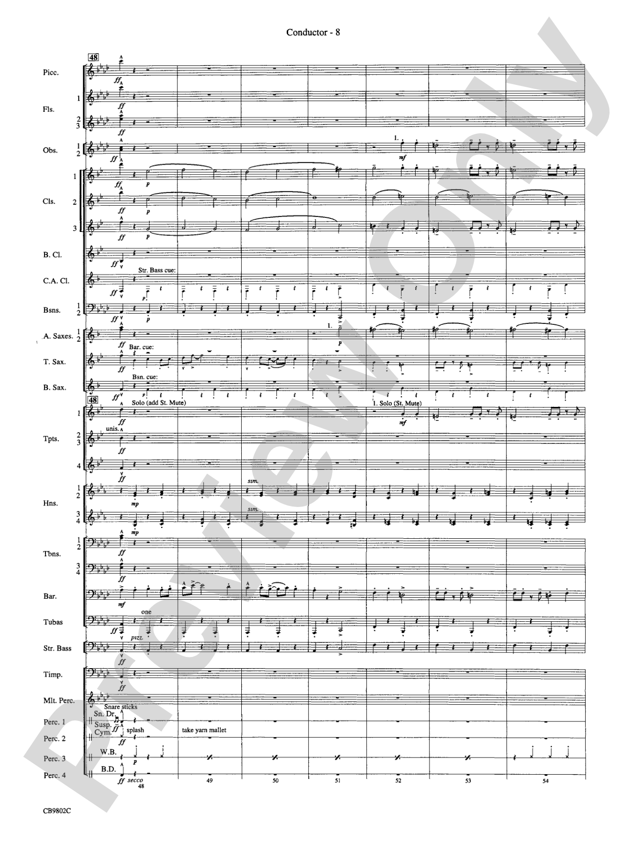 Porgy and Bess® (Medley): Concert Band Conductor Score & Parts