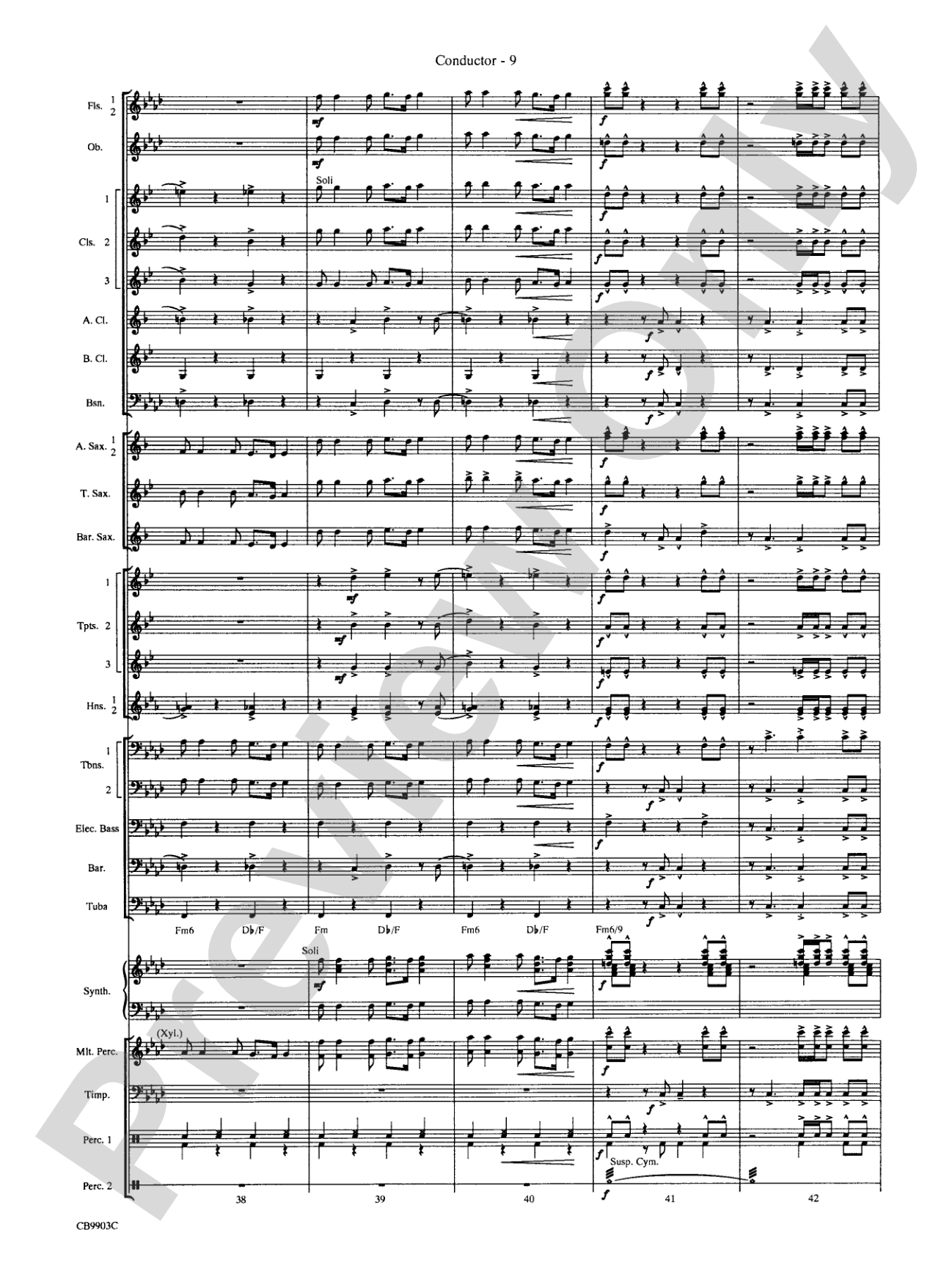 007 -- A James Bond Medley: Concert Band Conductor Score & Parts