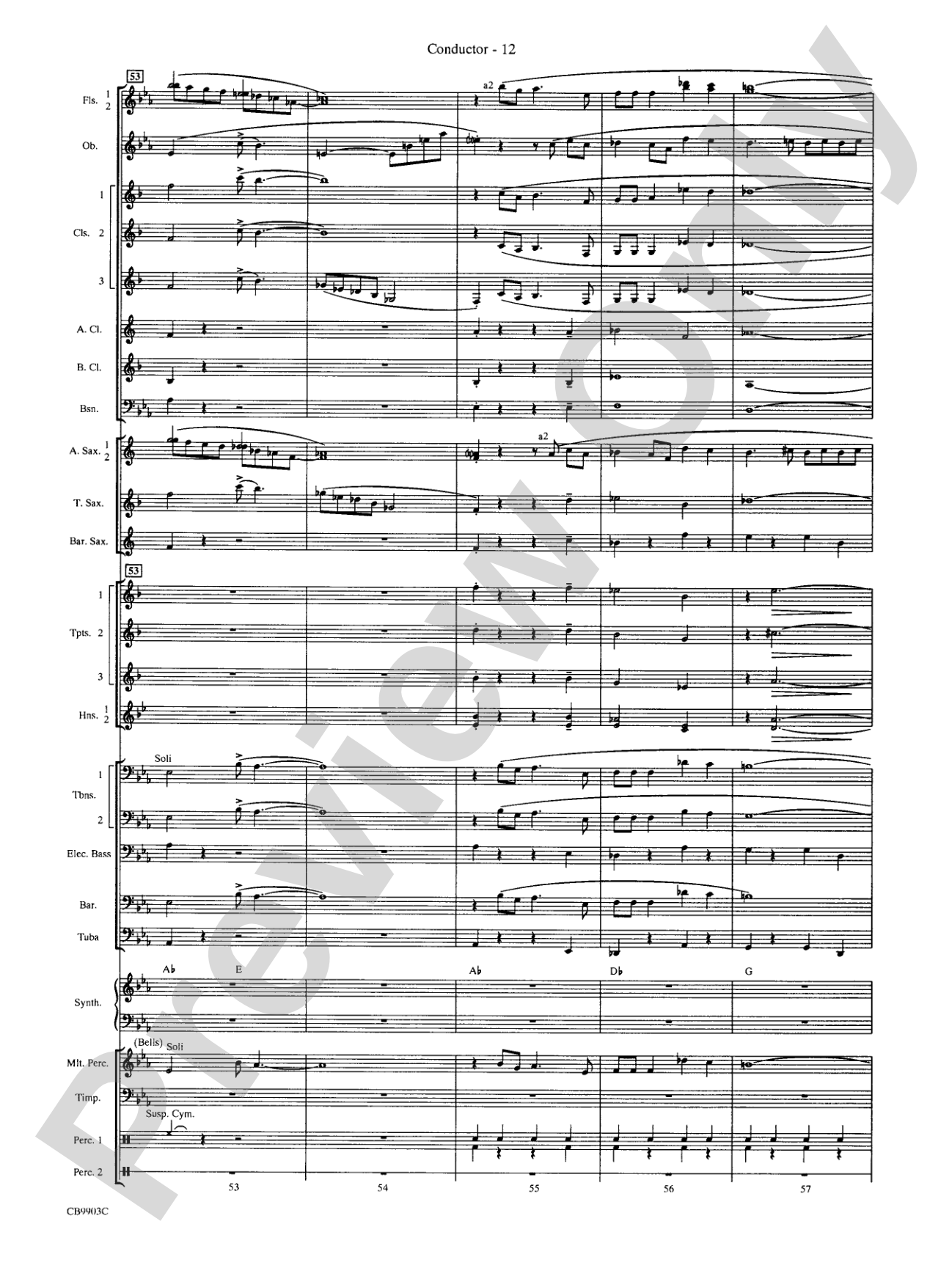 007 -- A James Bond Medley: Concert Band Conductor Score & Parts