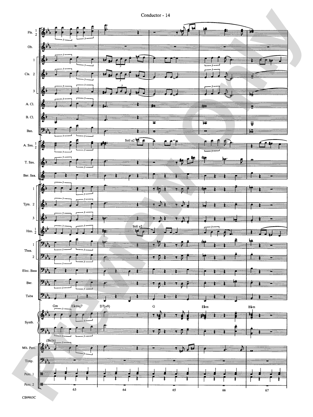 007 -- A James Bond Medley: Concert Band Conductor Score & Parts