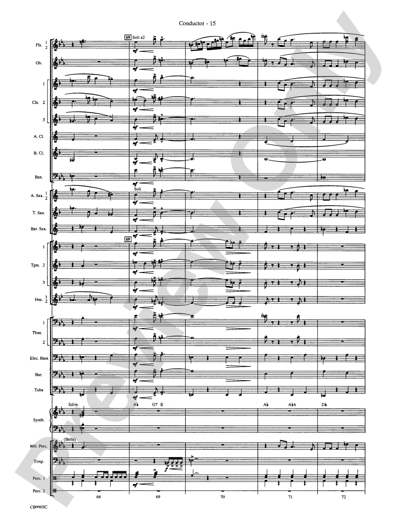 007 -- A James Bond Medley: Concert Band Conductor Score & Parts