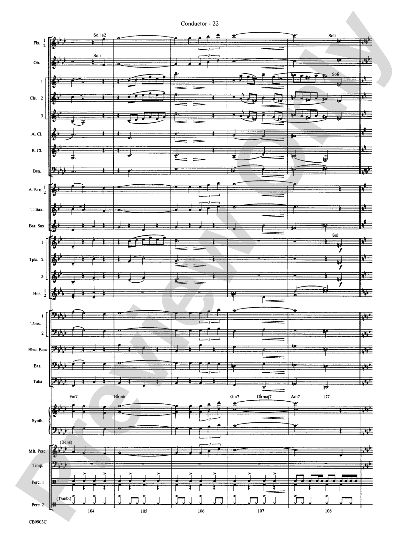 007 -- A James Bond Medley: Concert Band Conductor Score & Parts