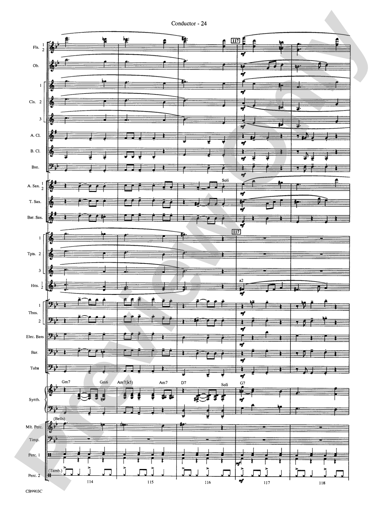 007 -- A James Bond Medley: Concert Band Conductor Score & Parts