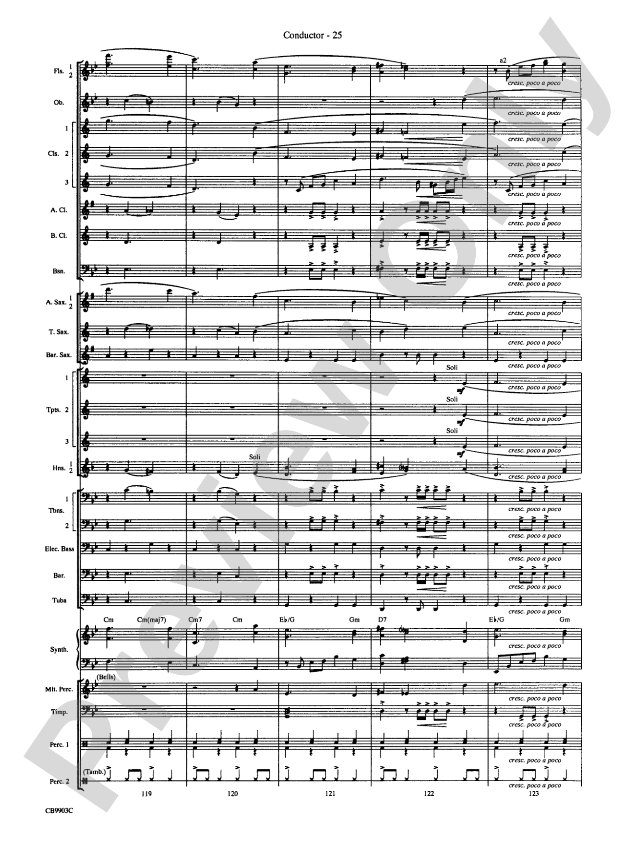 007 -- A James Bond Medley: Concert Band Conductor Score & Parts