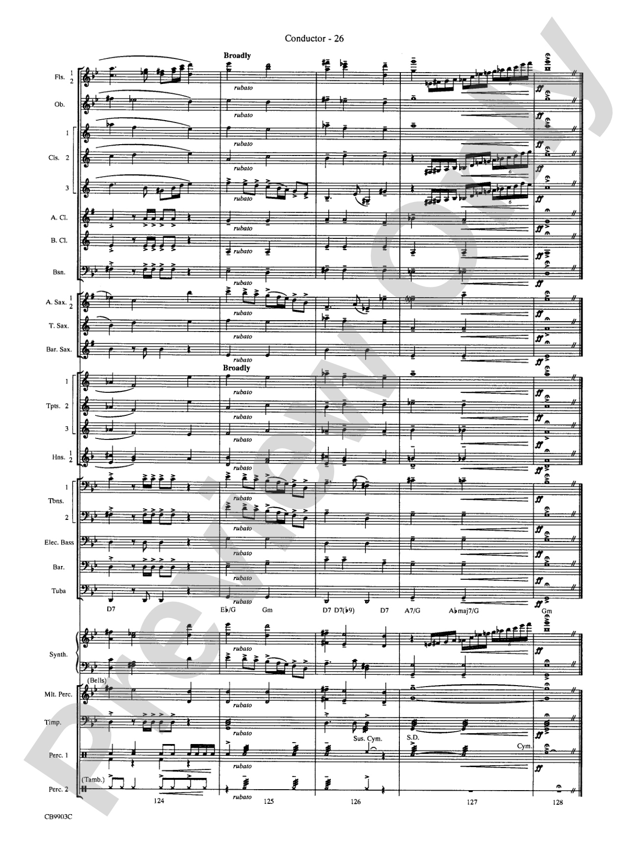 007 -- A James Bond Medley: Concert Band Conductor Score & Parts
