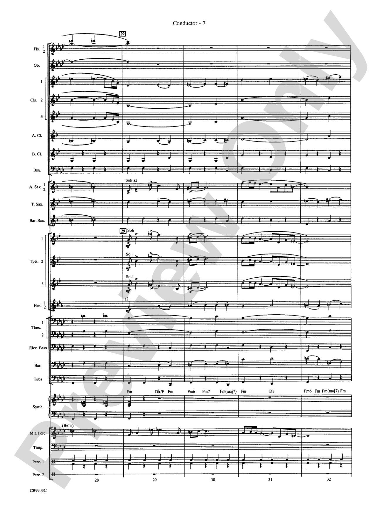 007 -- A James Bond Medley: Concert Band Conductor Score & Parts