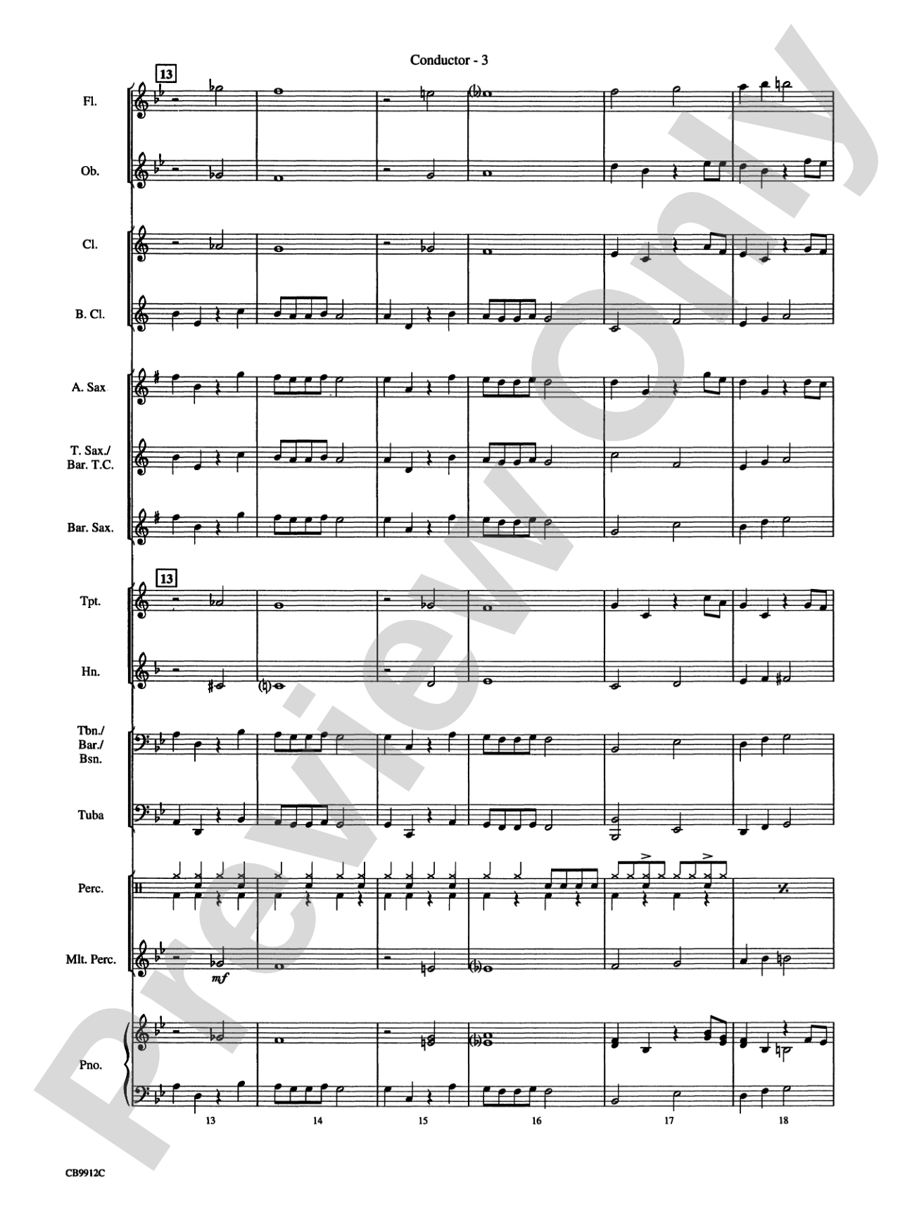 The Flintstones Meet the Jetsons: Concert Band Conductor Score & Parts