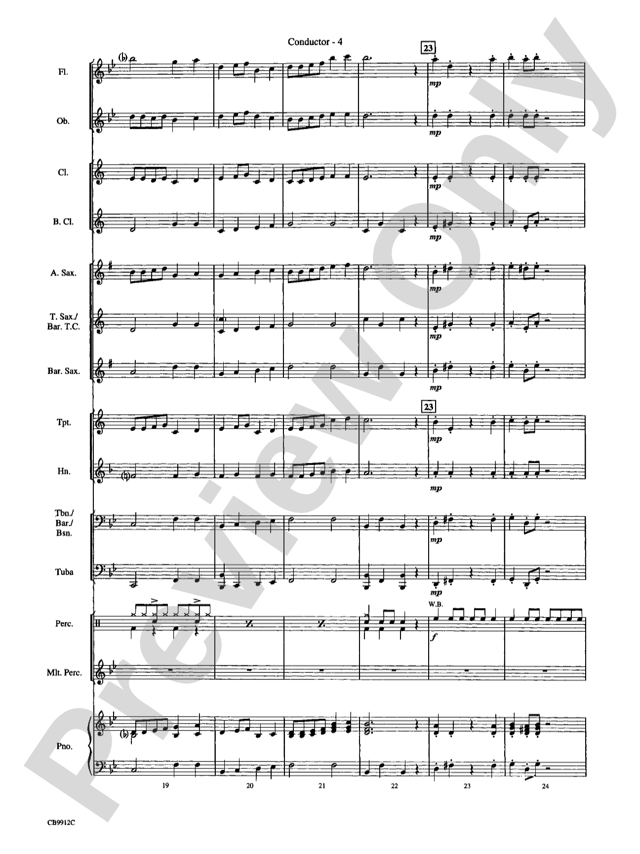 The Flintstones Meet the Jetsons: Concert Band Conductor Score & Parts