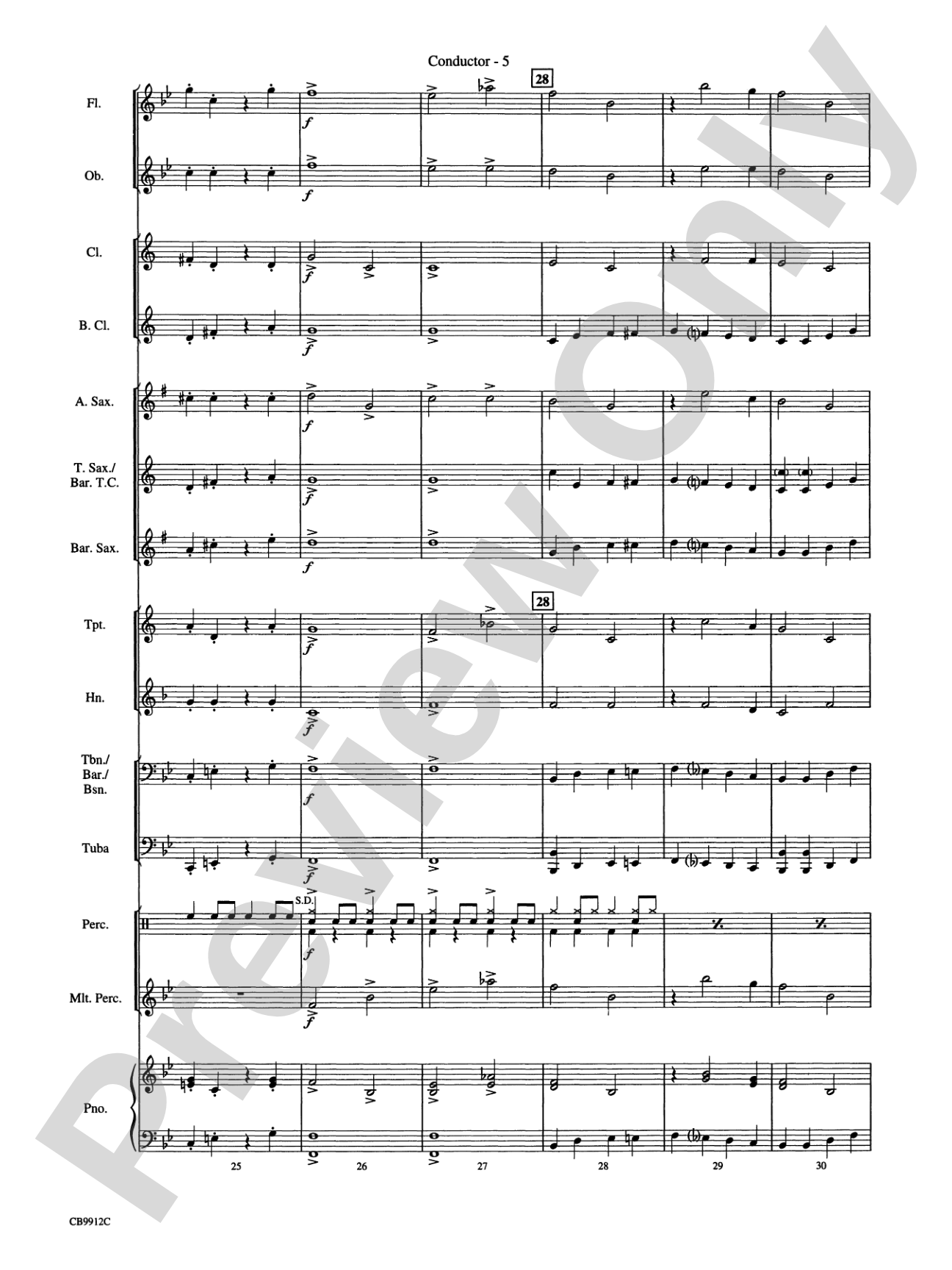 The Flintstones Meet the Jetsons: Concert Band Conductor Score & Parts