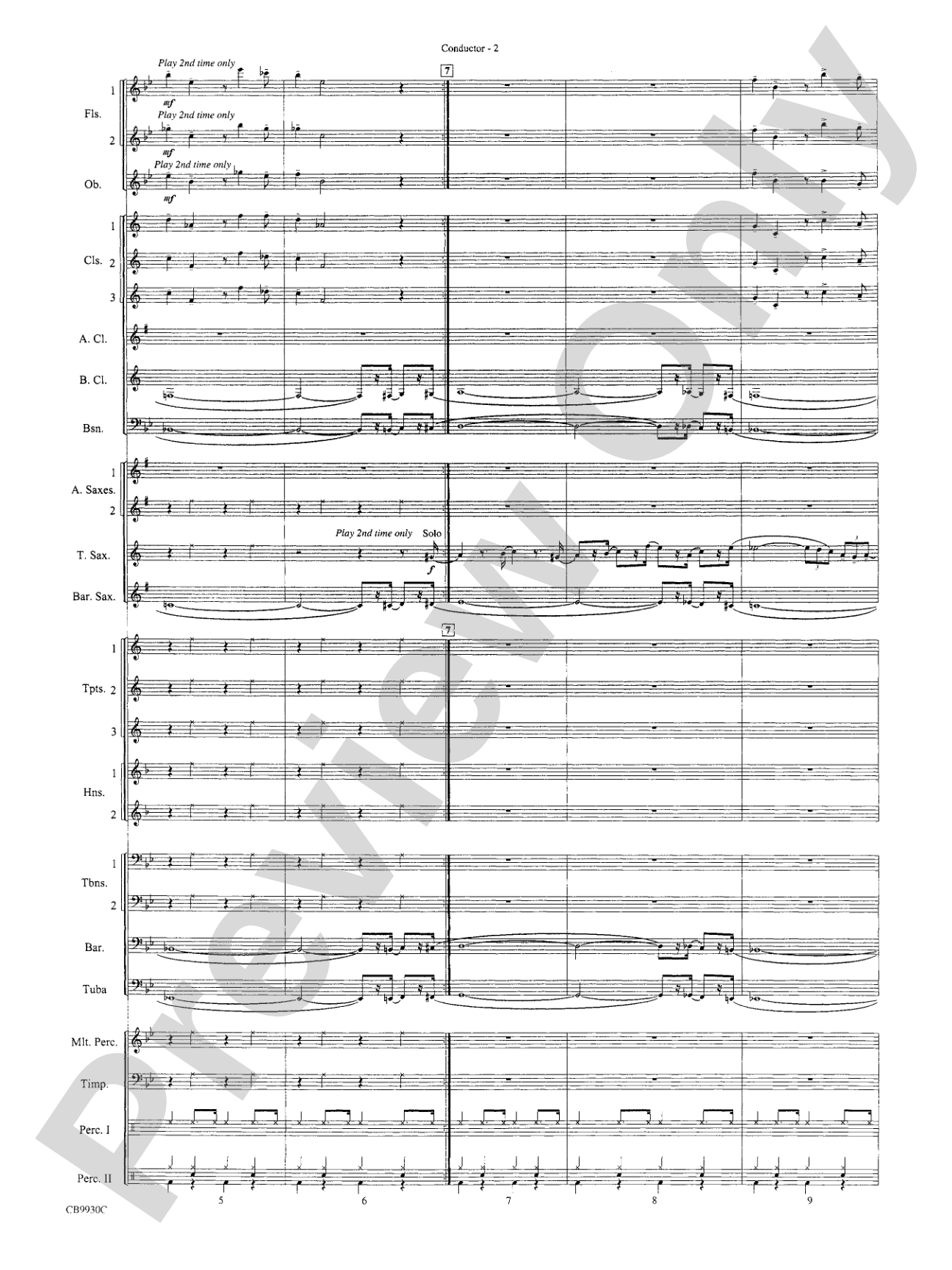 The Pink Panther Meets the Flintstones: Concert Band Conductor Score & Parts