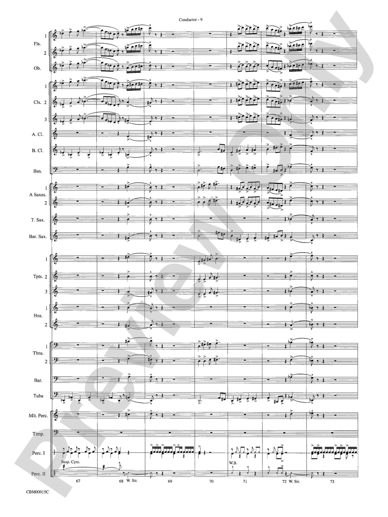 Cartoon Carnival (Medley): Concert Band Conductor Score & Parts