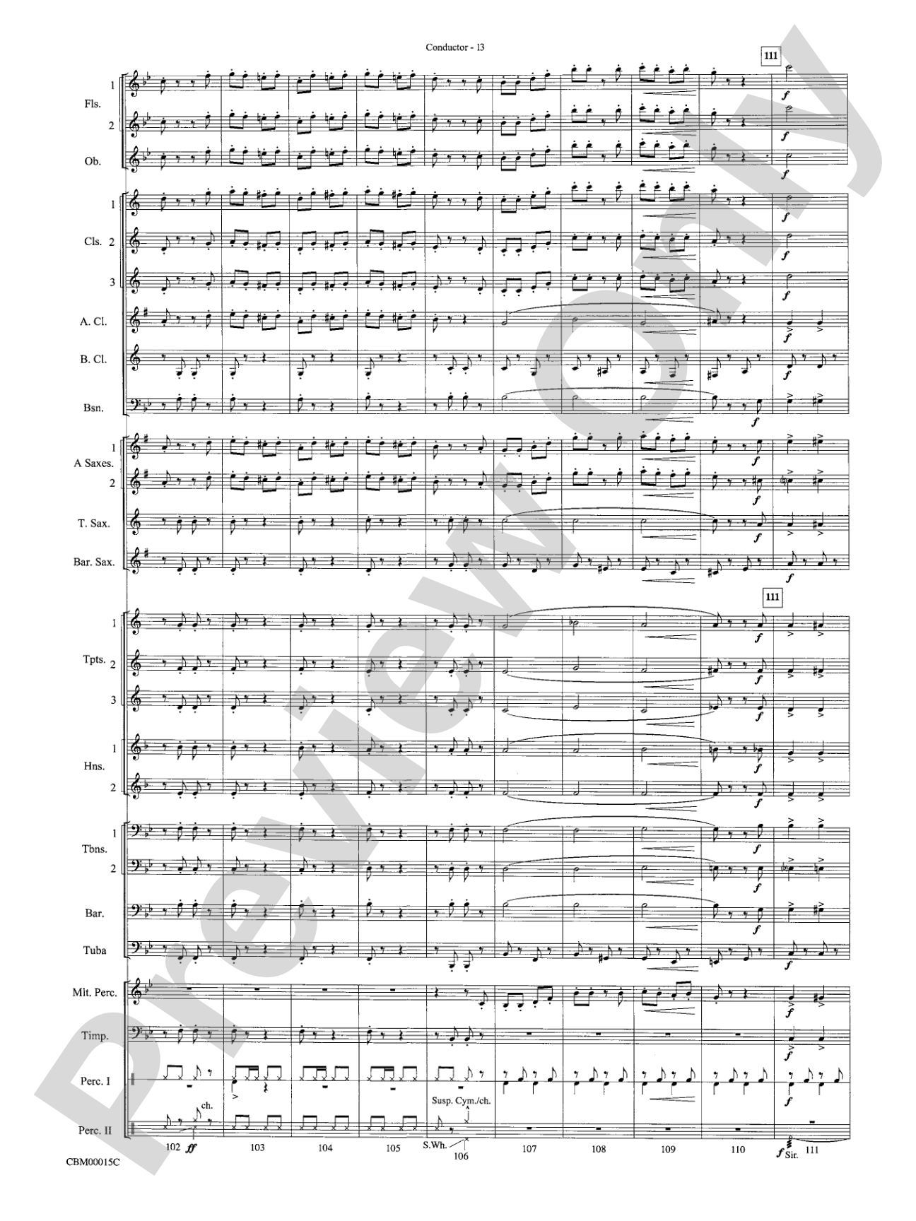Cartoon Carnival (Medley): Concert Band Conductor Score & Parts