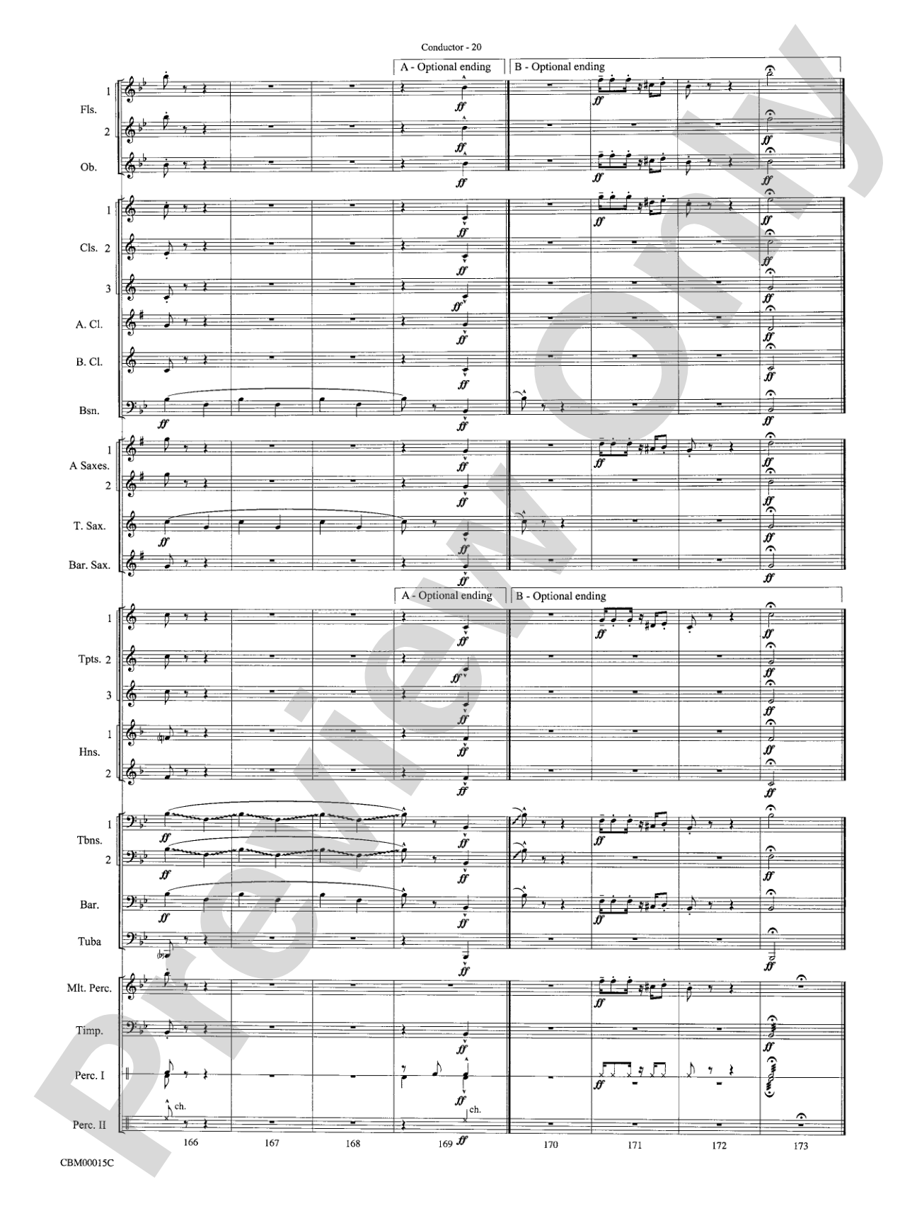 Cartoon Carnival (Medley): Concert Band Conductor Score & Parts