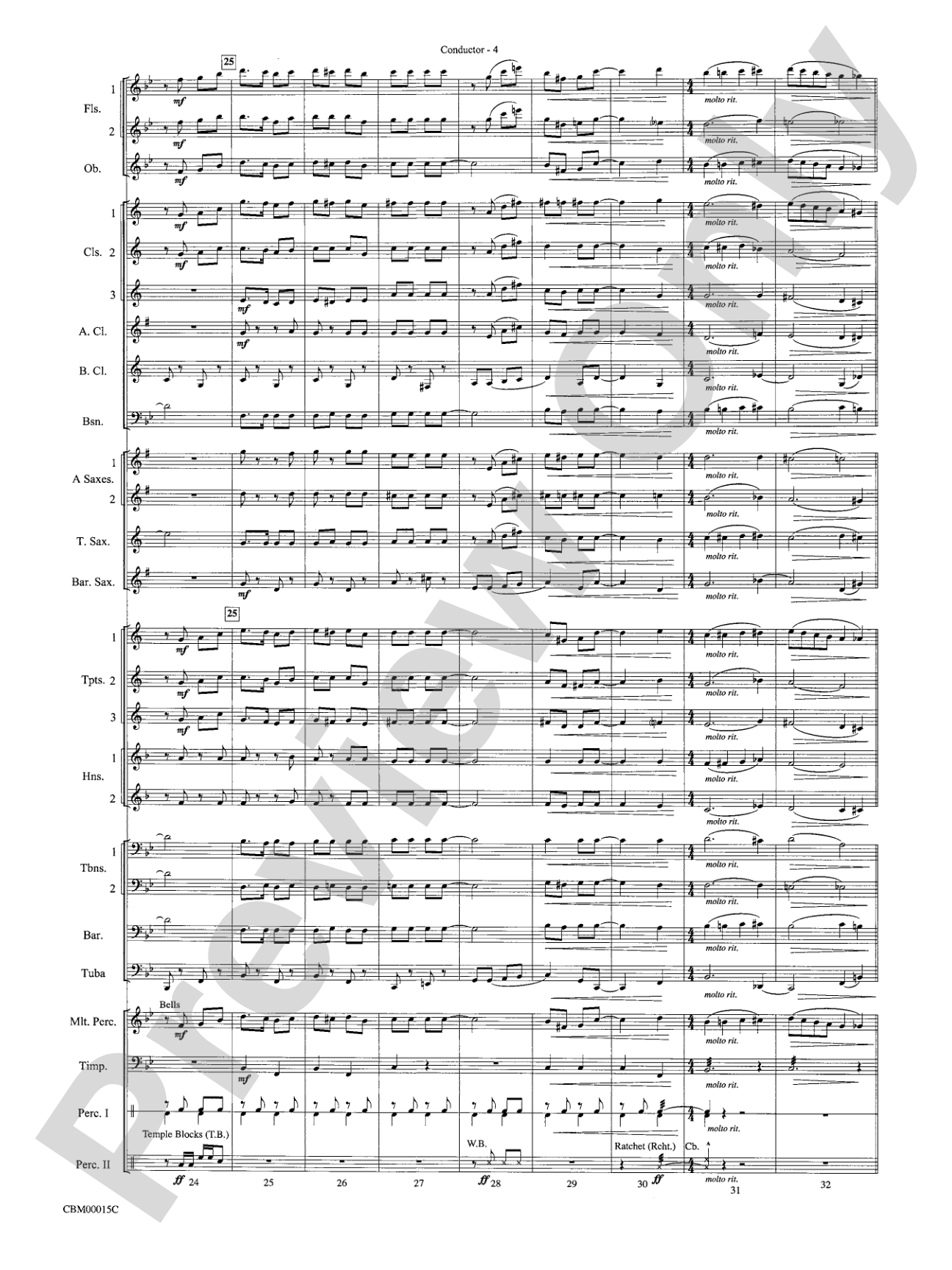 Cartoon Carnival (Medley): Concert Band Conductor Score & Parts