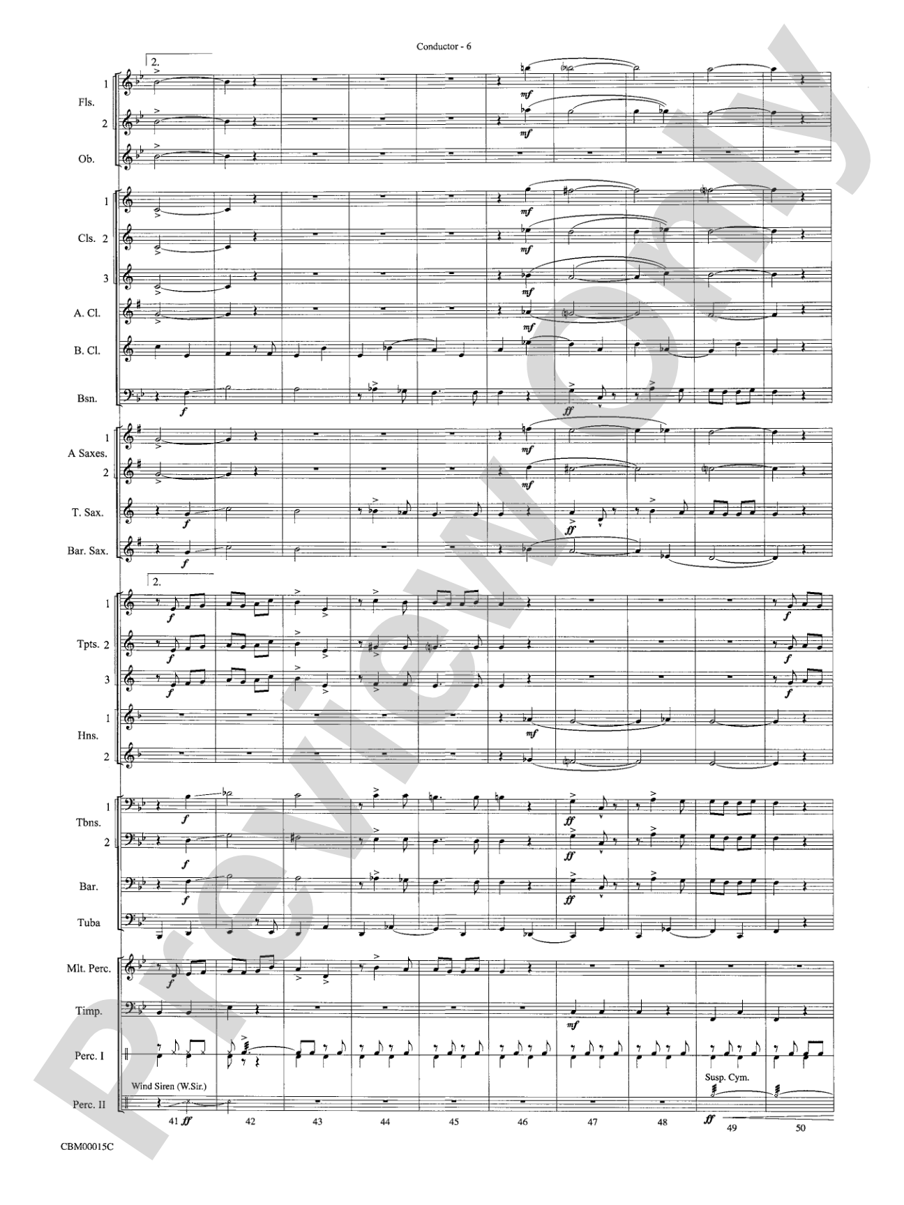 Cartoon Carnival (Medley): Concert Band Conductor Score & Parts