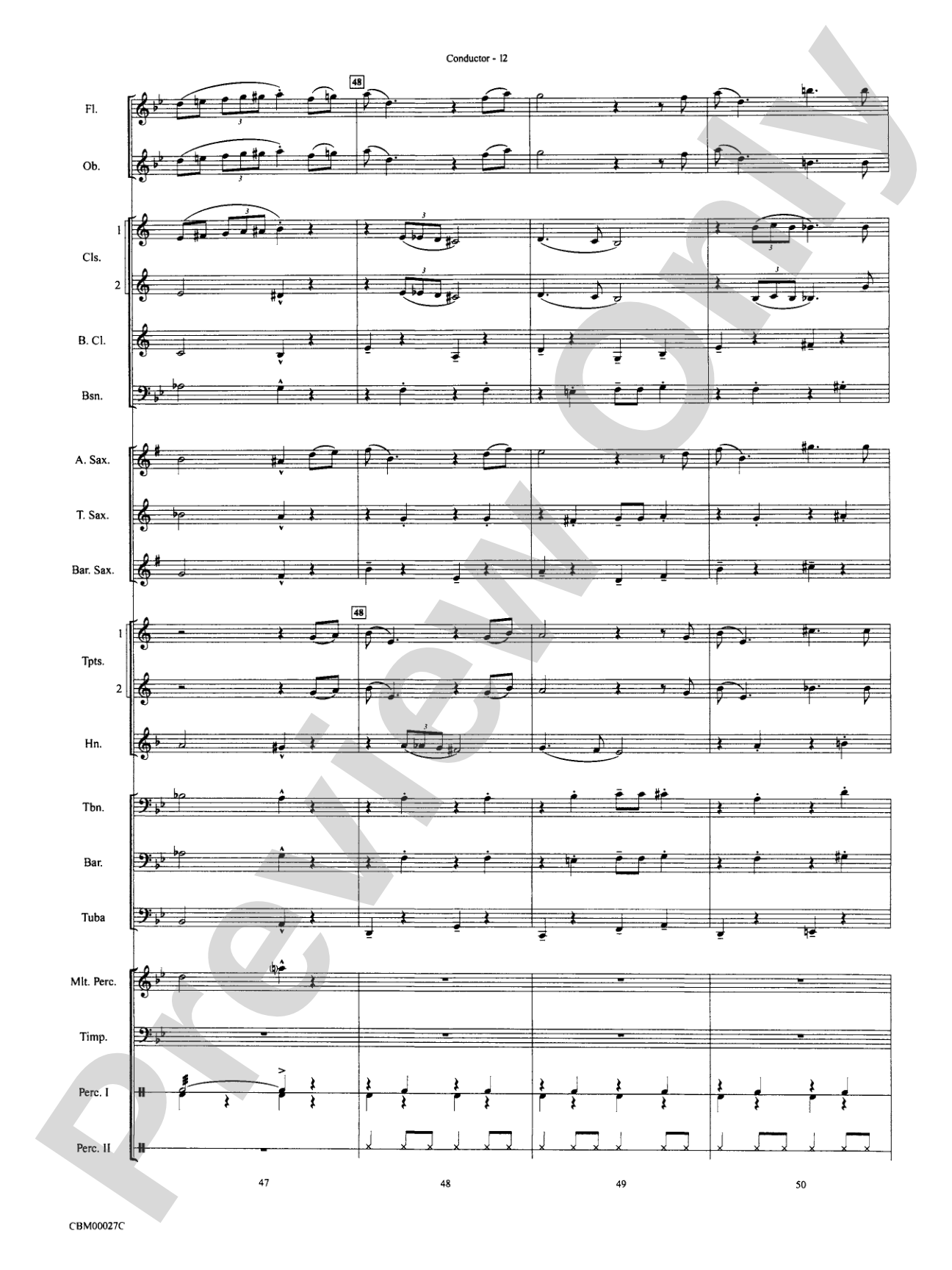 How the Grinch Stole Christmas: Concert Band Conductor Score & Parts