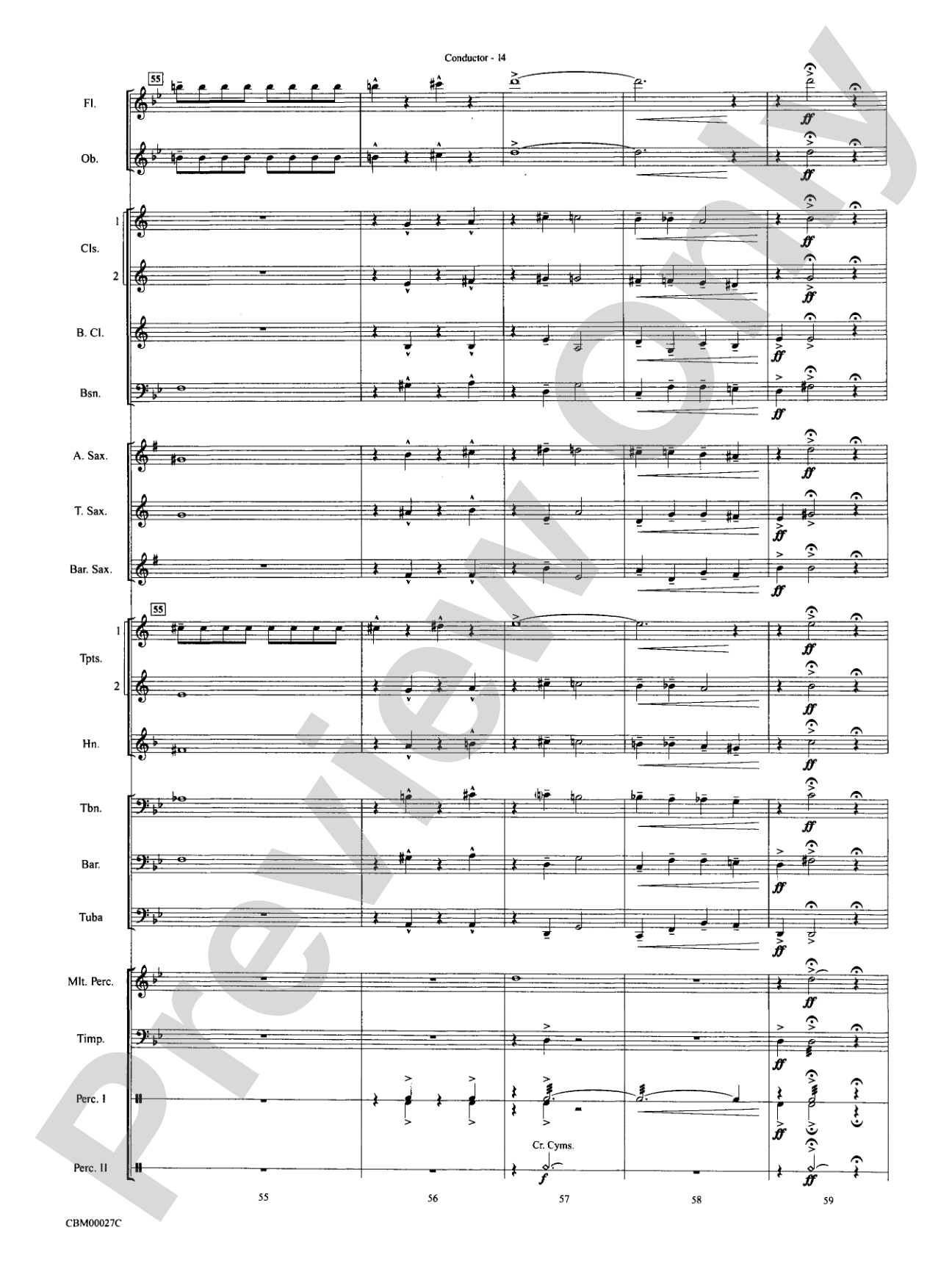 How the Grinch Stole Christmas: Concert Band Conductor Score & Parts