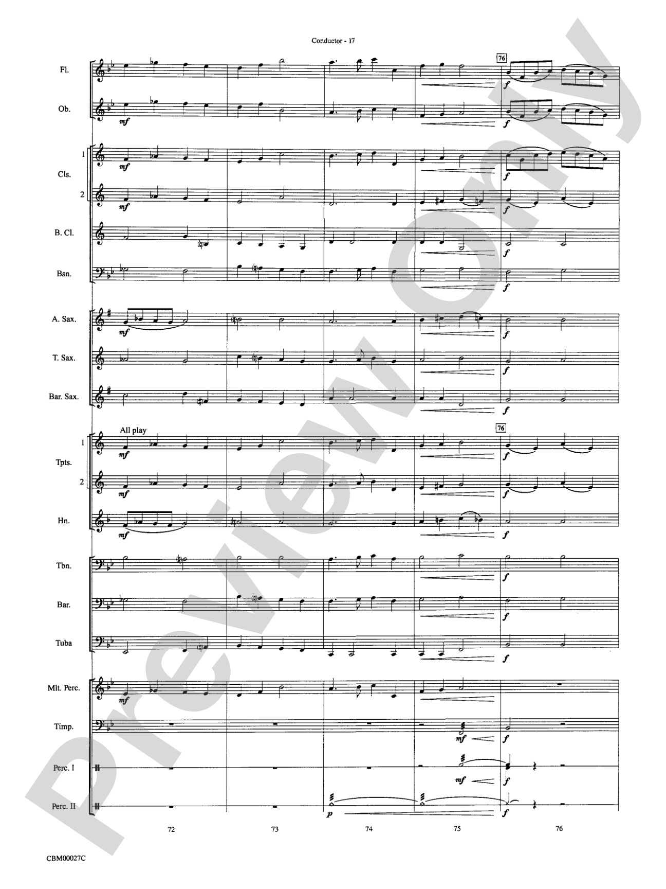 How the Grinch Stole Christmas: Concert Band Conductor Score & Parts