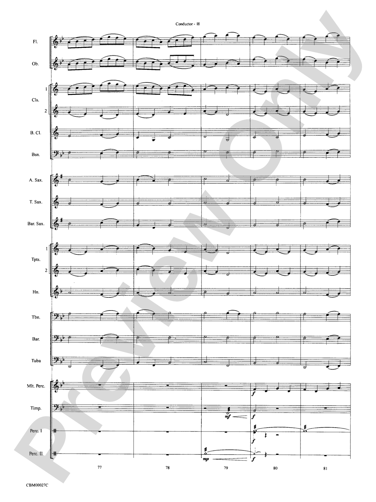 How the Grinch Stole Christmas: Concert Band Conductor Score & Parts
