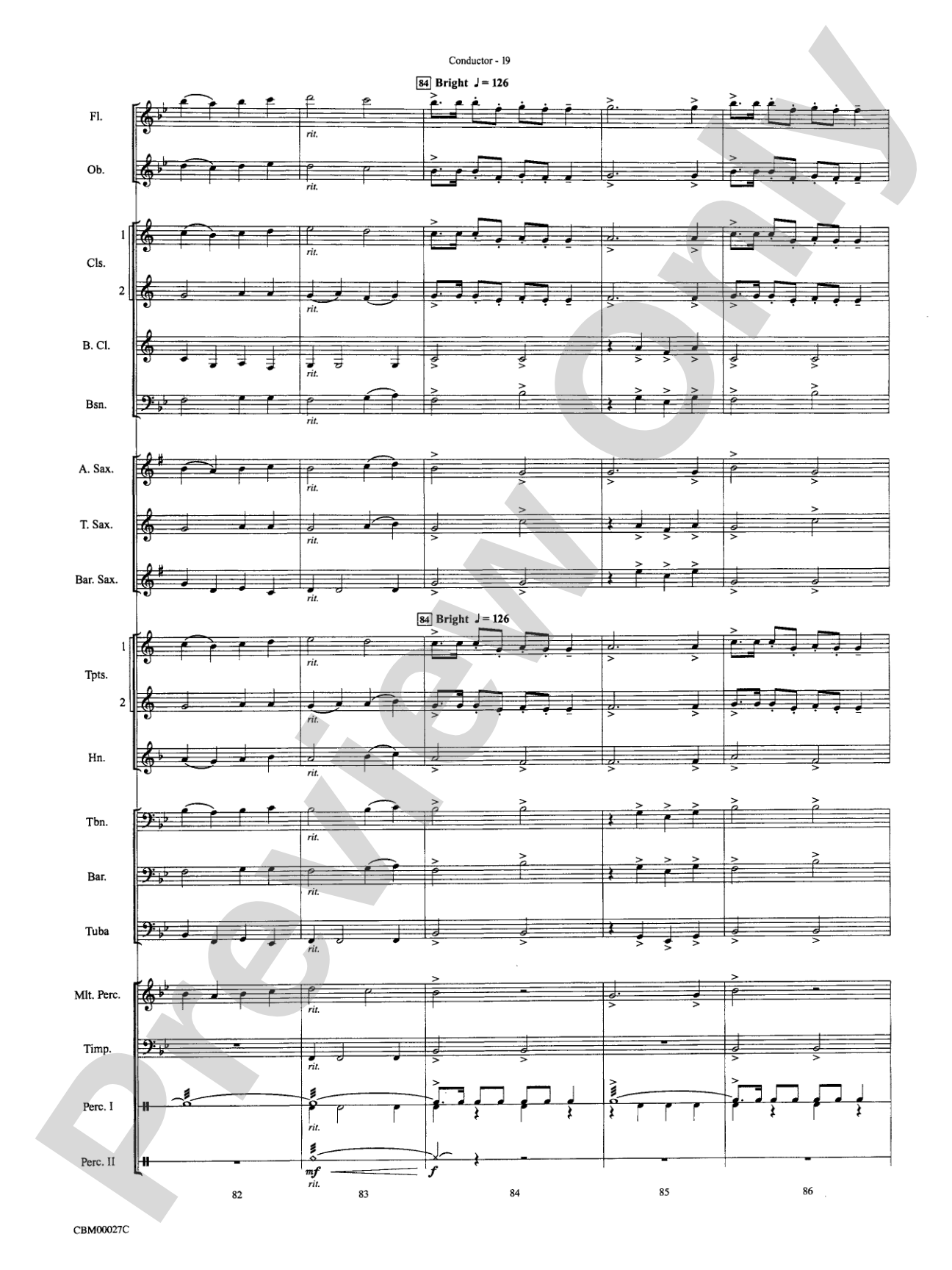 How the Grinch Stole Christmas: Concert Band Conductor Score & Parts