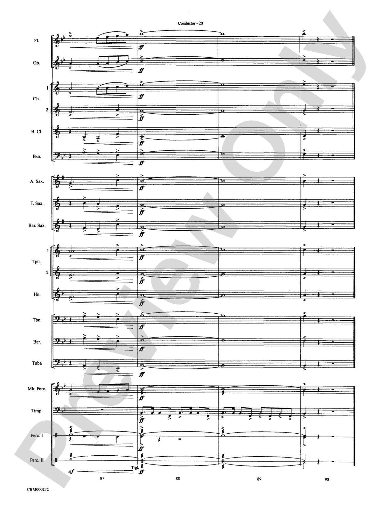 How the Grinch Stole Christmas: Concert Band Conductor Score & Parts