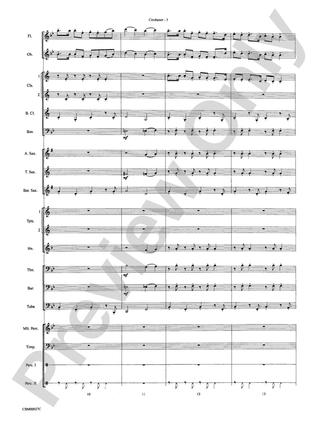 How the Grinch Stole Christmas: Concert Band Conductor Score & Parts