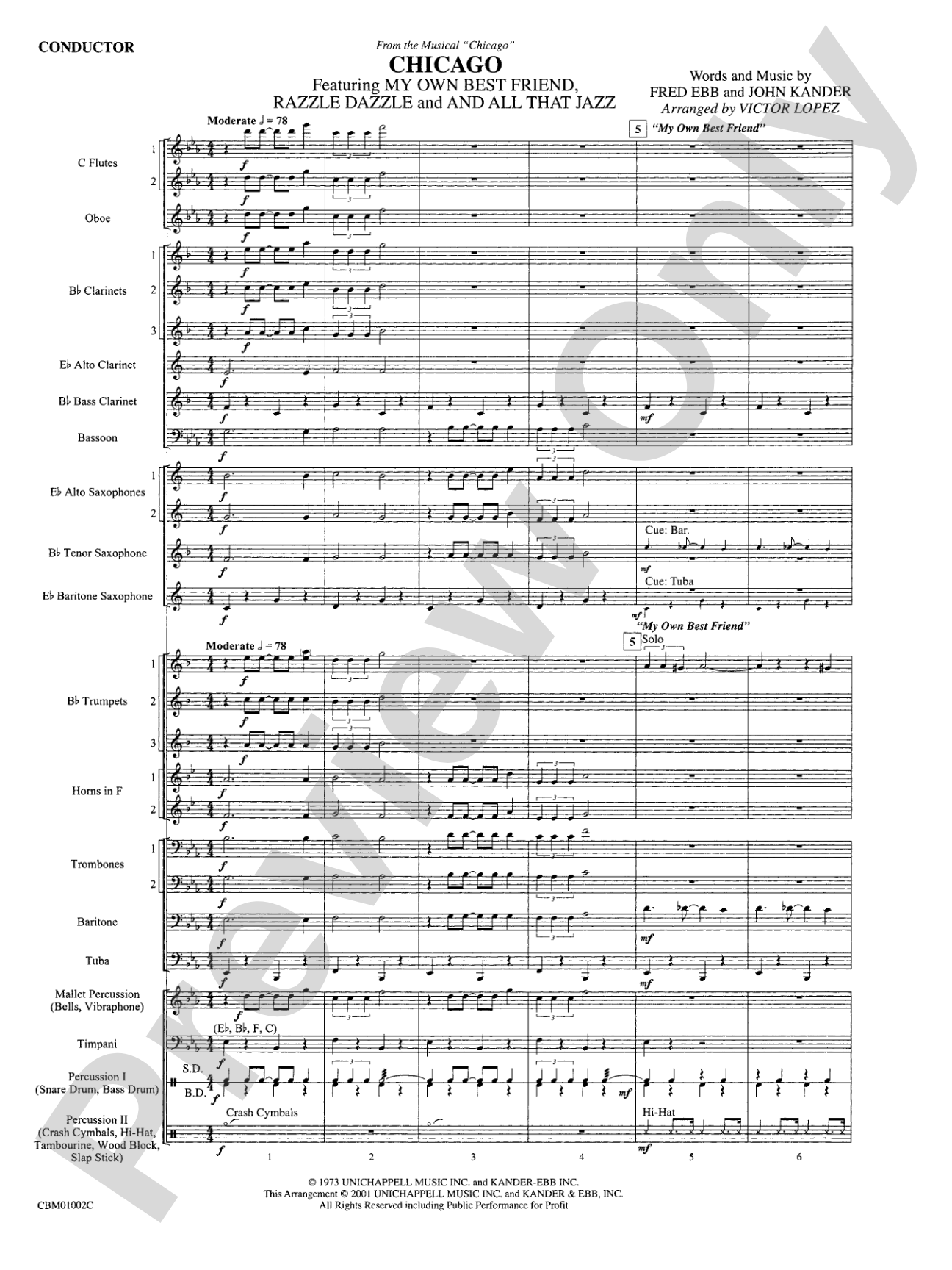 Chicago! (from the Musical Chicago!): Score
