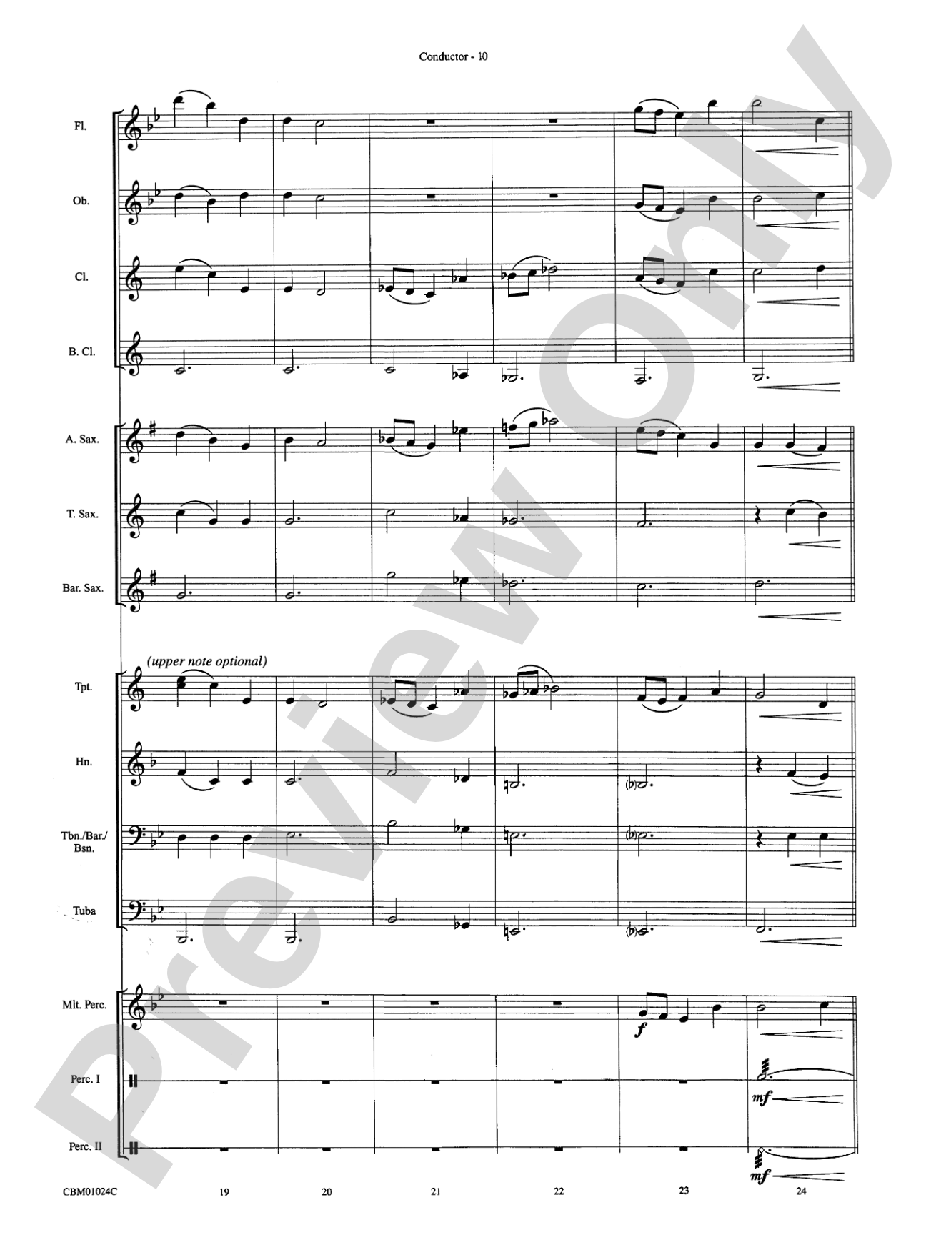 Harry Potter, Themes from: Concert Band Conductor Score & Parts