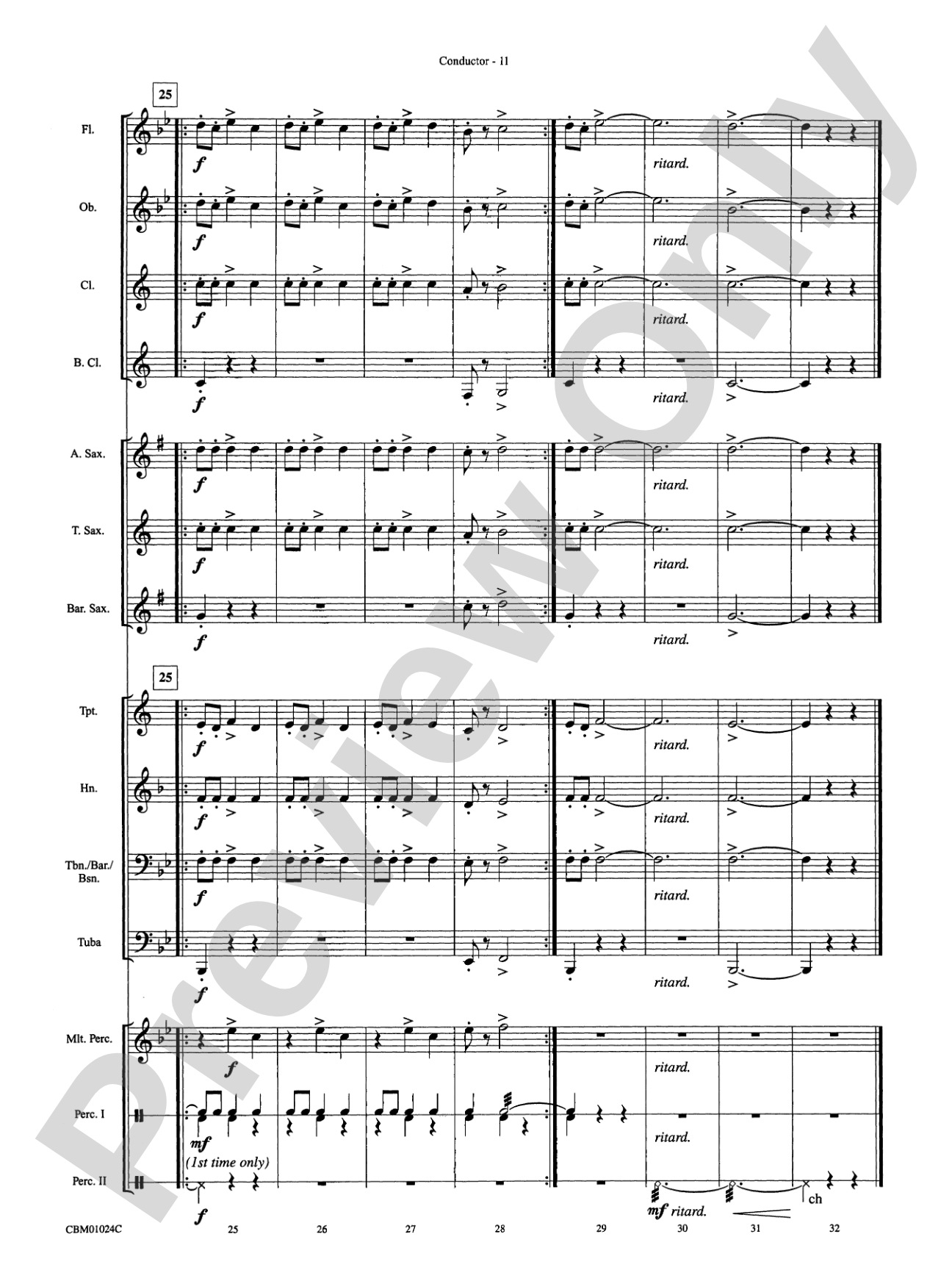 Harry Potter, Themes from: Concert Band Conductor Score & Parts
