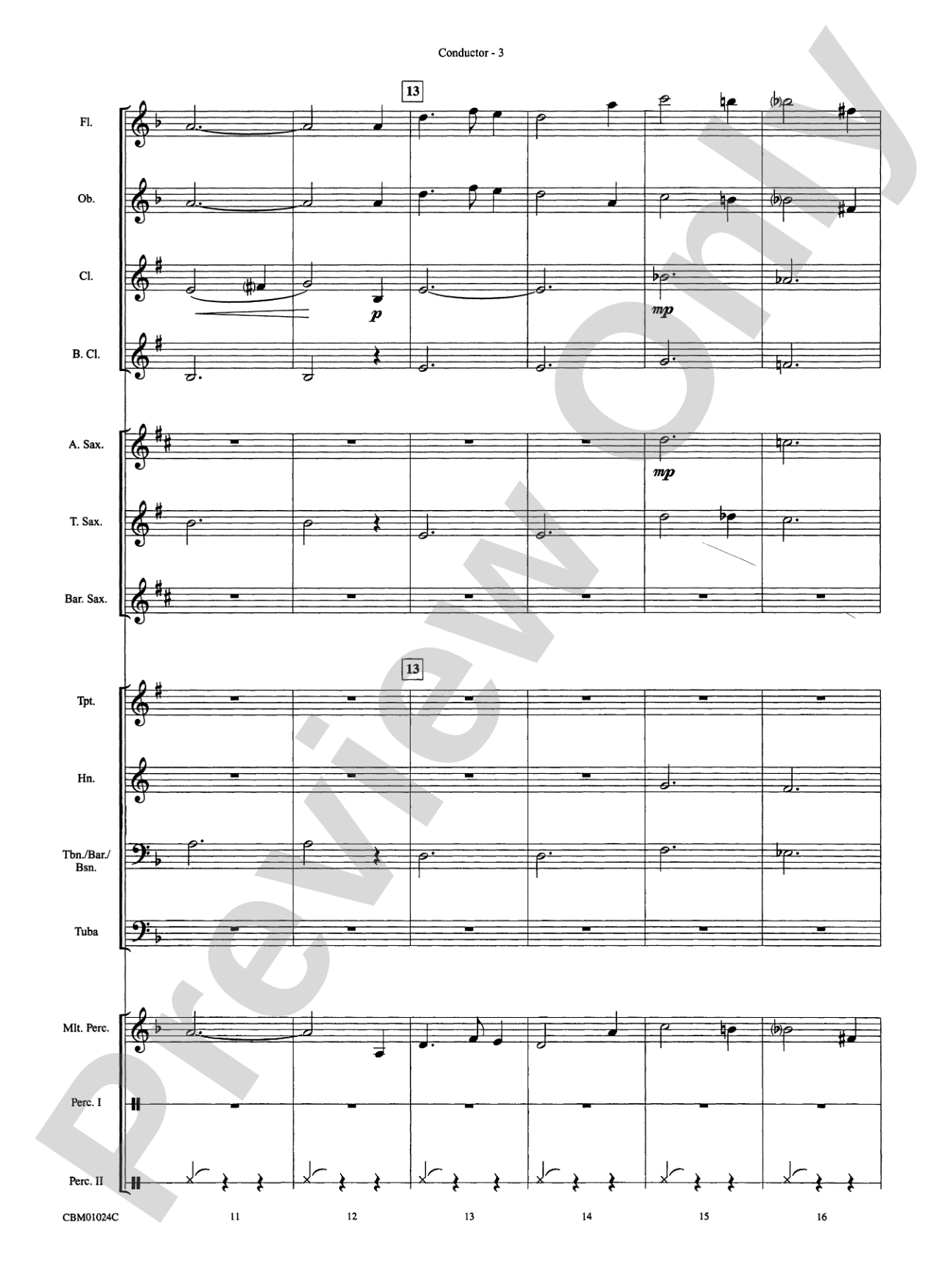 Harry Potter, Themes from: Concert Band Conductor Score & Parts