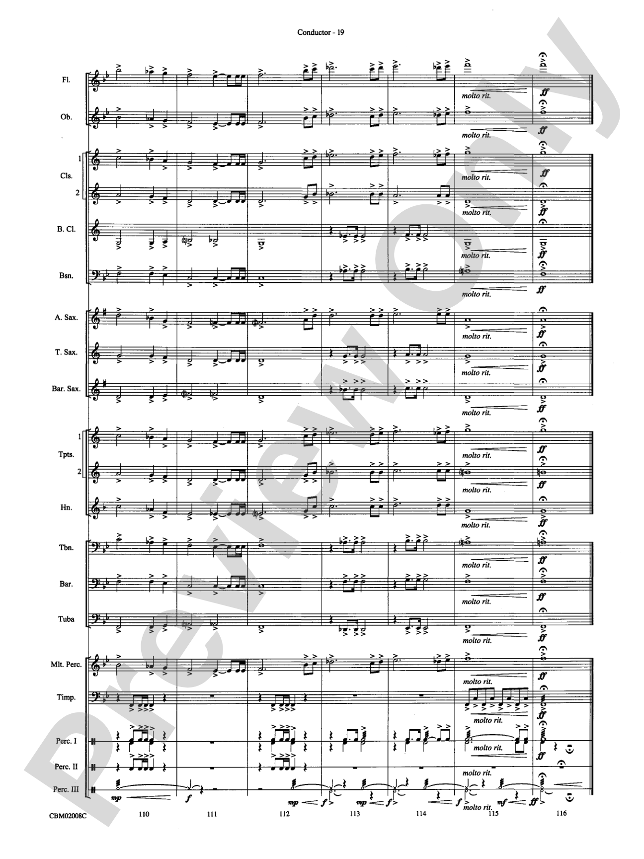 The Lord of the Rings: The Fellowship of the Ring, Highlights from: Concert Band Conductor Score & Parts