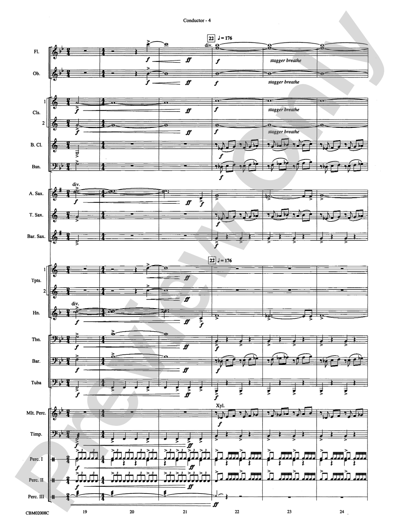 The Lord of the Rings: The Fellowship of the Ring, Highlights from: Concert Band Conductor Score & Parts