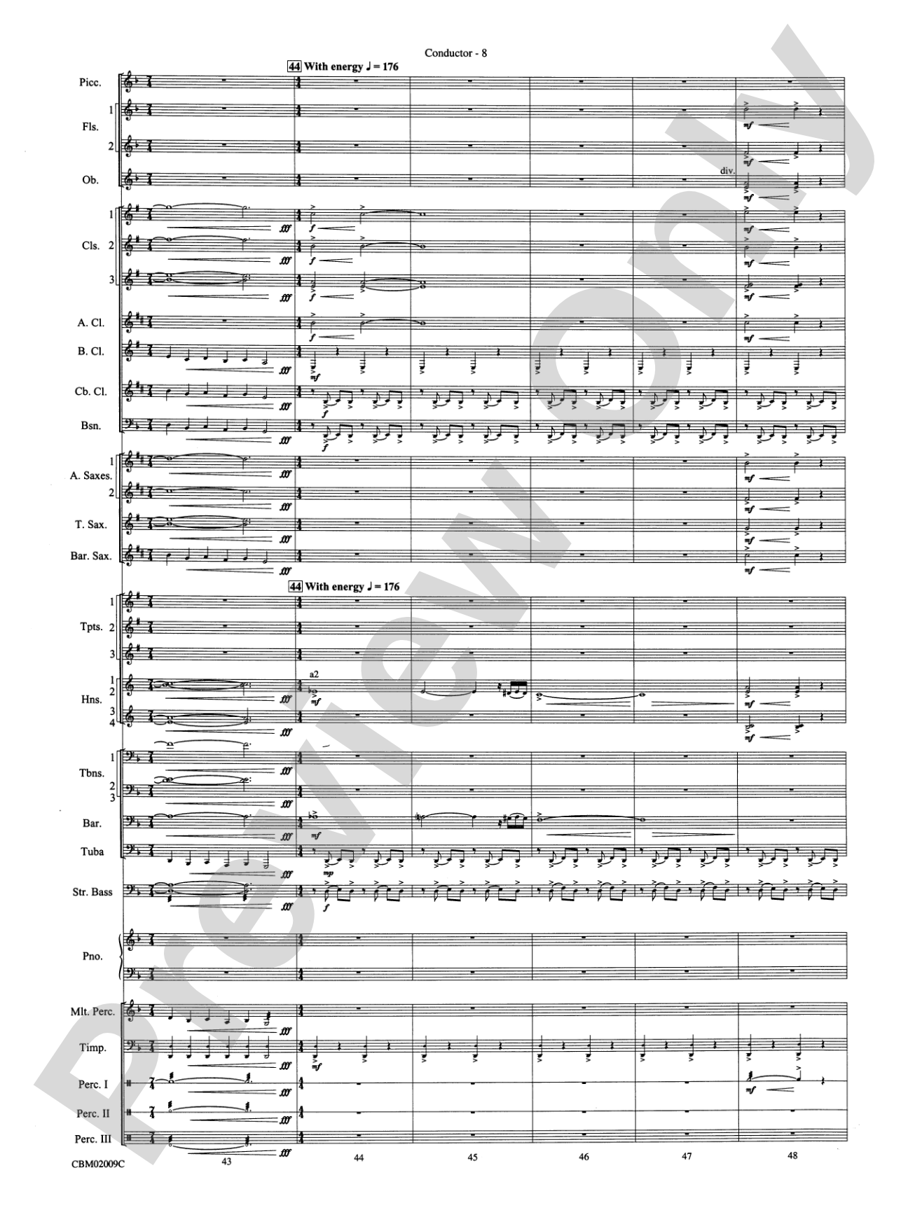 The Lord of the Rings: The Fellowship of the Ring, Symphonic Suite from: Concert Band Conductor Score & Parts