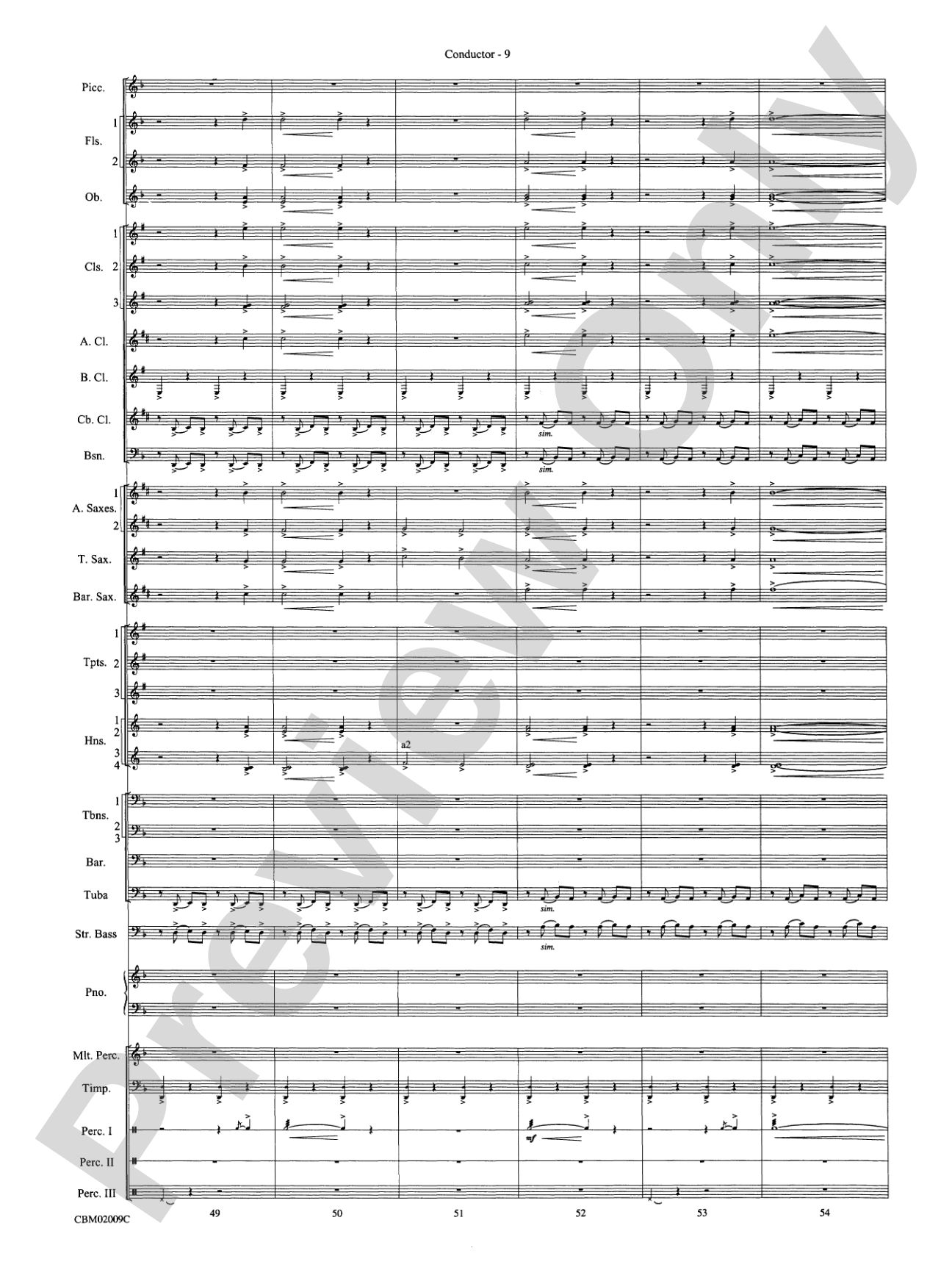 The Lord of the Rings: The Fellowship of the Ring, Symphonic Suite from: Concert Band Conductor Score & Parts
