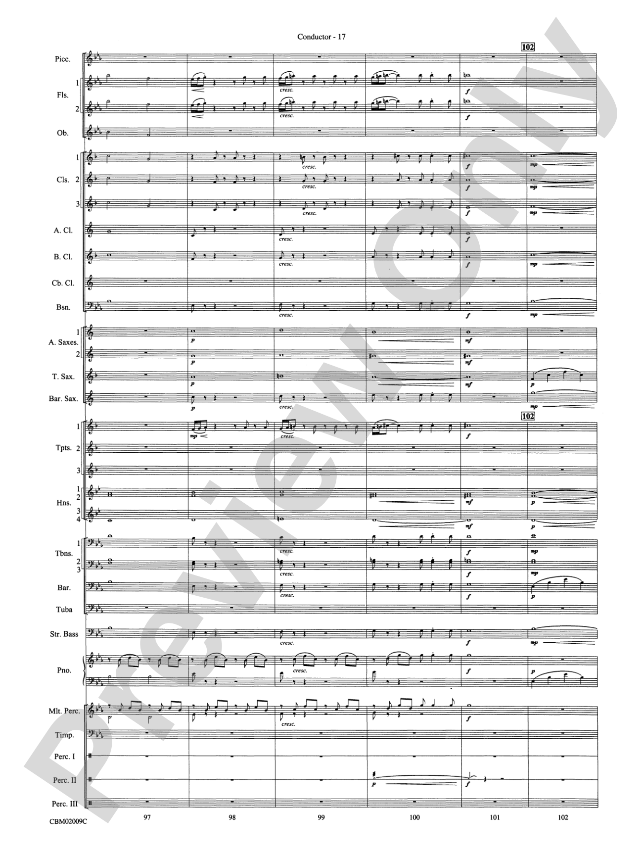The Lord of the Rings: The Fellowship of the Ring, Symphonic Suite from: Concert Band Conductor Score & Parts