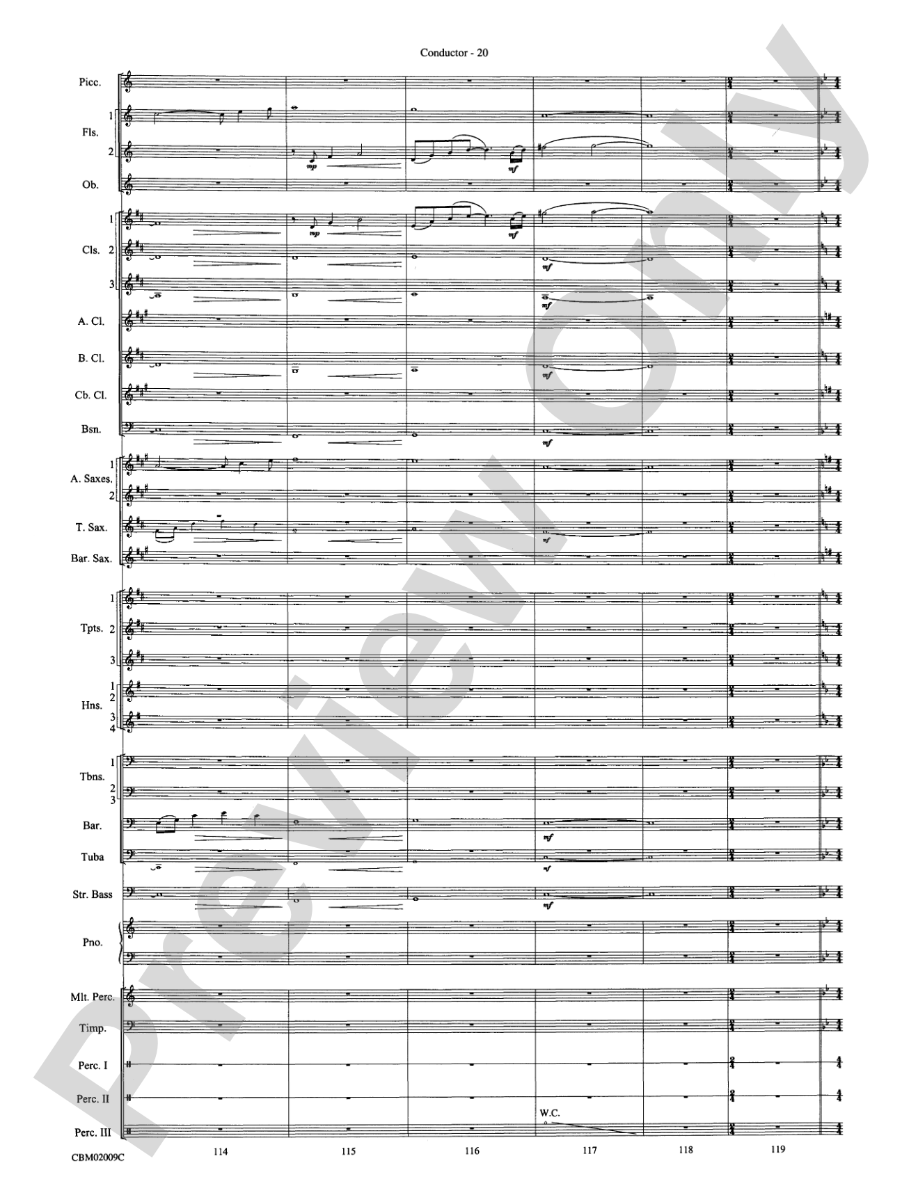 The Lord of the Rings: The Fellowship of the Ring, Symphonic Suite from: Concert Band Conductor Score & Parts
