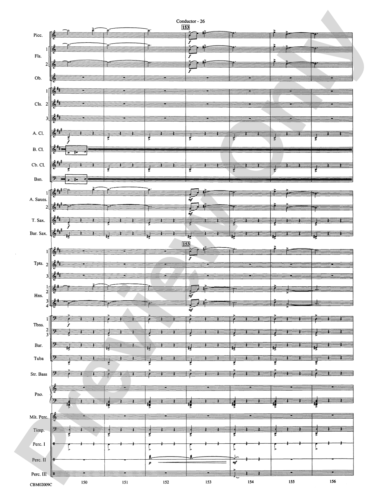 The Lord of the Rings: The Fellowship of the Ring, Symphonic Suite from: Concert Band Conductor Score & Parts