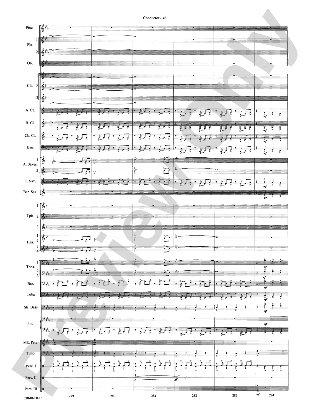 The Lord of the Rings: The Fellowship of the Ring, Symphonic Suite from: Concert Band Conductor Score & Parts