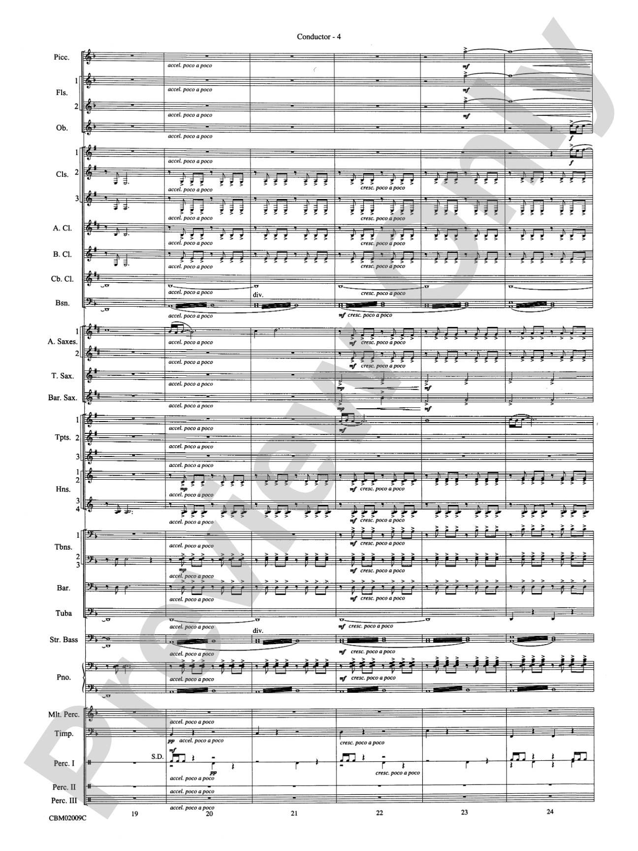 The Lord of the Rings: The Fellowship of the Ring, Symphonic Suite from: Concert Band Conductor Score & Parts