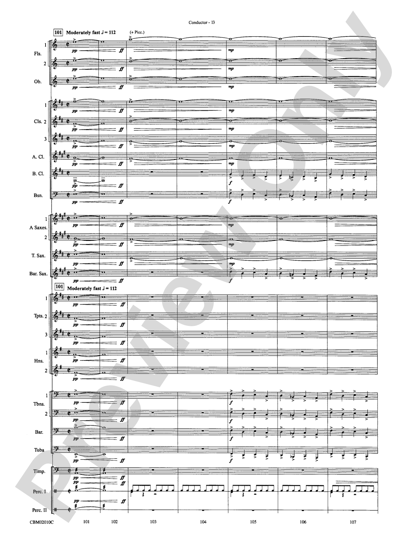 The Lord of the Rings: The Fellowship of the Ring, Concert Medley from: Concert Band Conductor Score & Parts