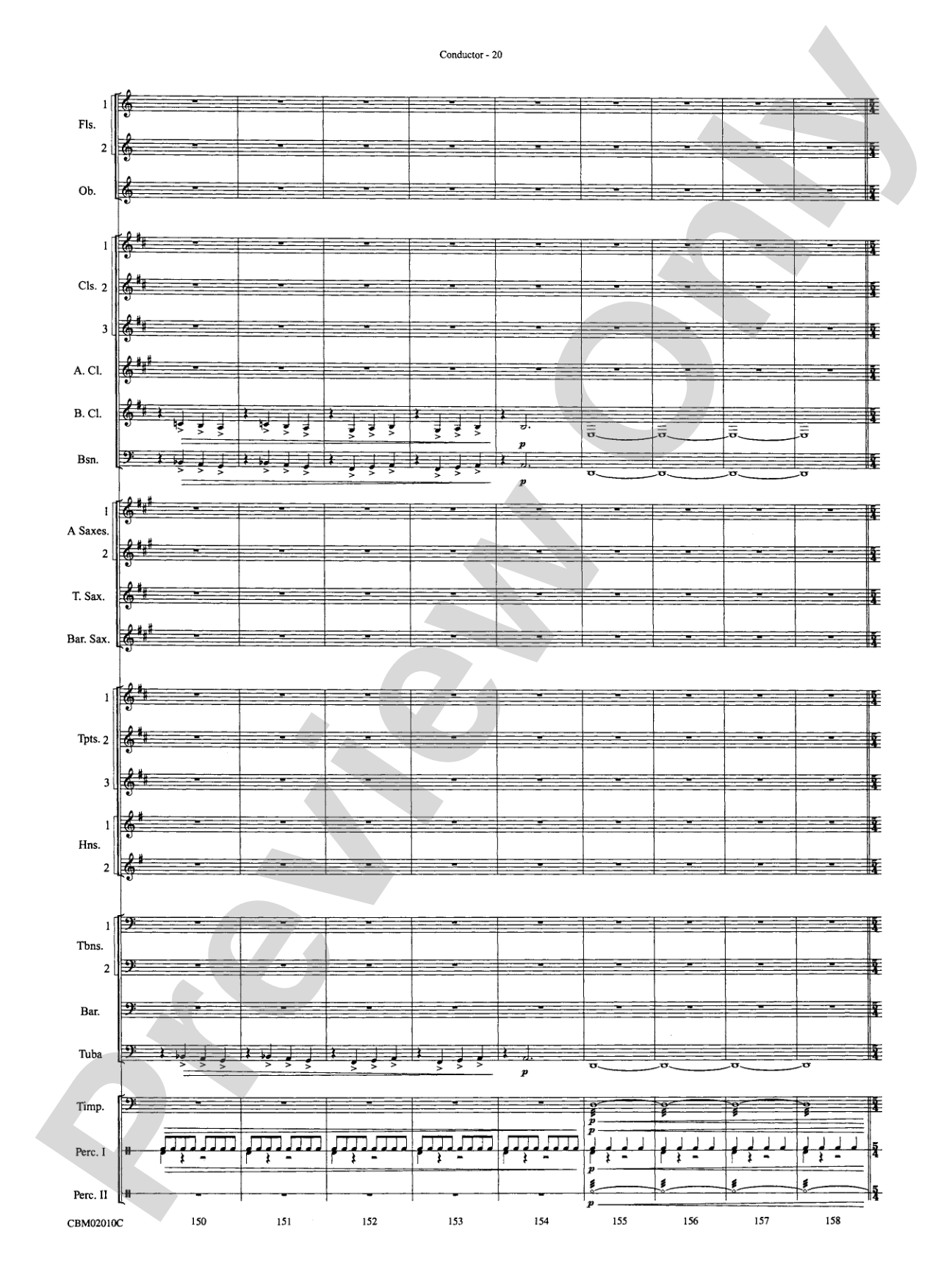 The Lord of the Rings: The Fellowship of the Ring, Concert Medley from: Concert Band Conductor Score & Parts
