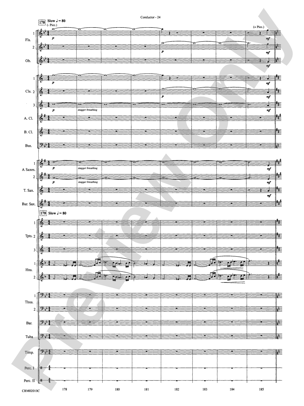The Lord of the Rings: The Fellowship of the Ring, Concert Medley from: Concert Band Conductor Score & Parts