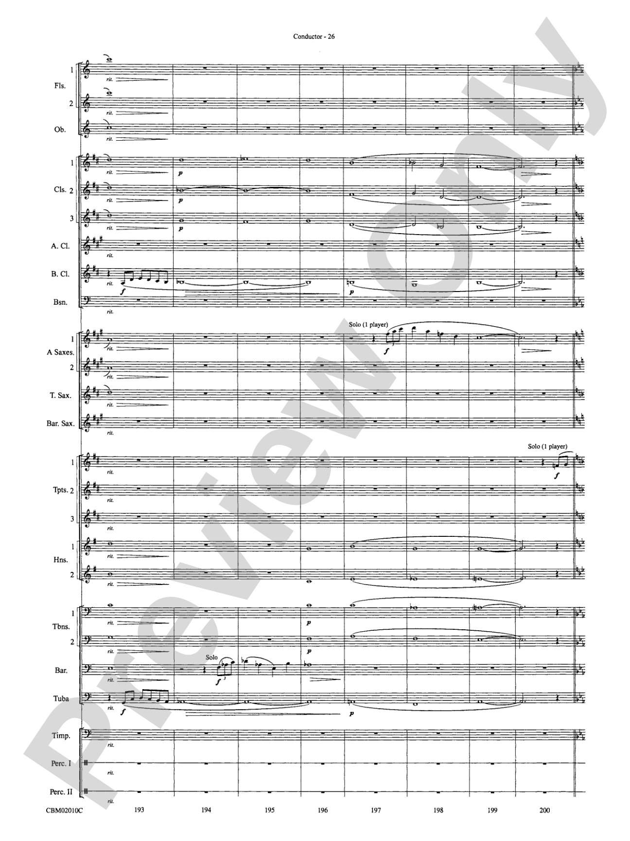 The Lord of the Rings: The Fellowship of the Ring, Concert Medley from: Concert Band Conductor Score & Parts