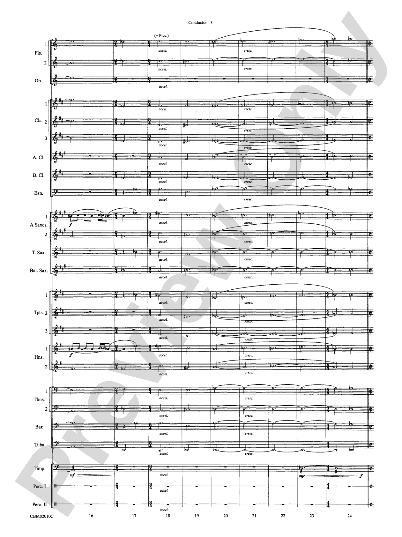 The Lord of the Rings: The Fellowship of the Ring, Concert Medley from: Concert Band Conductor Score & Parts