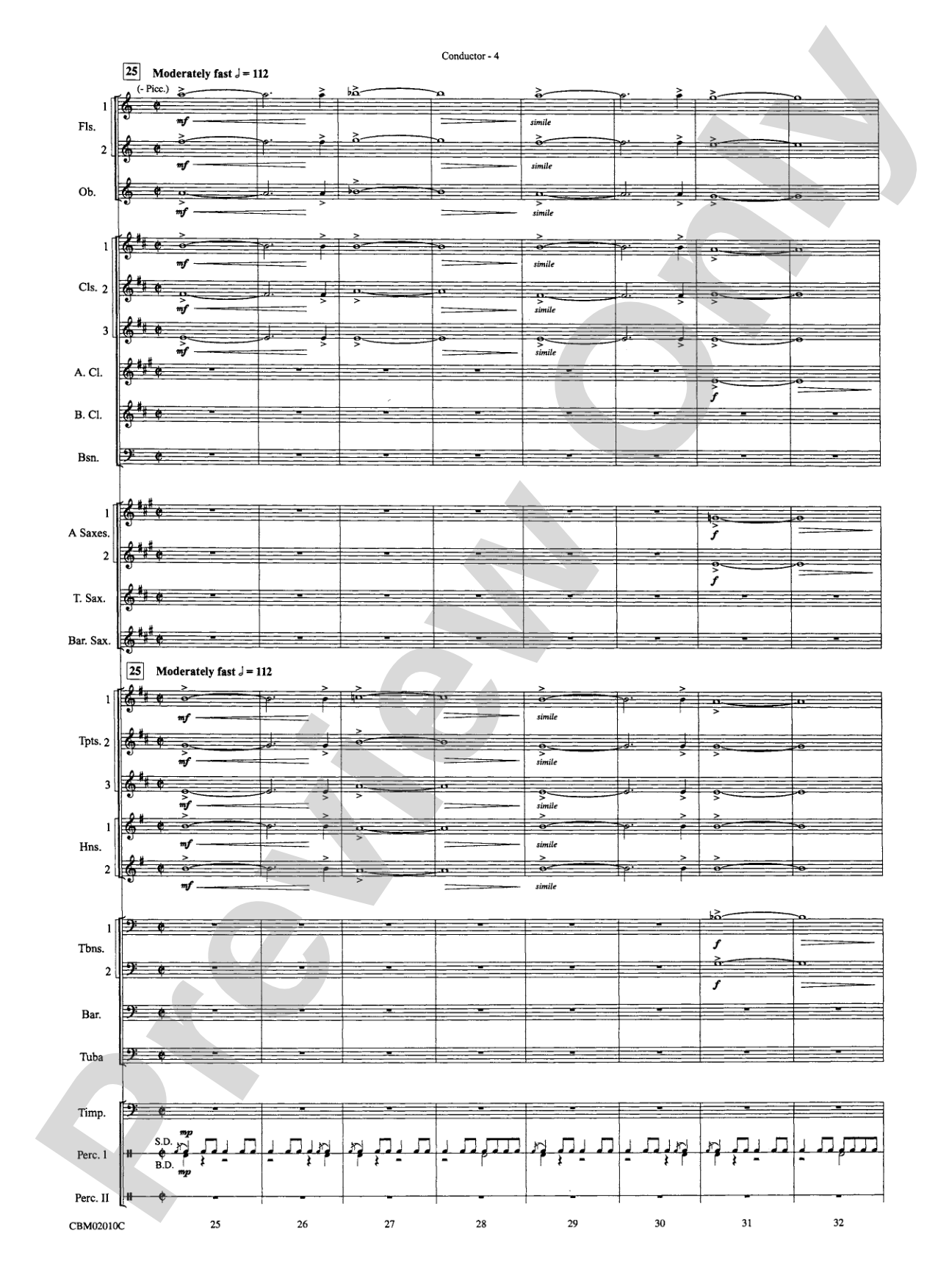The Lord of the Rings: The Fellowship of the Ring, Concert Medley from: Concert Band Conductor Score & Parts